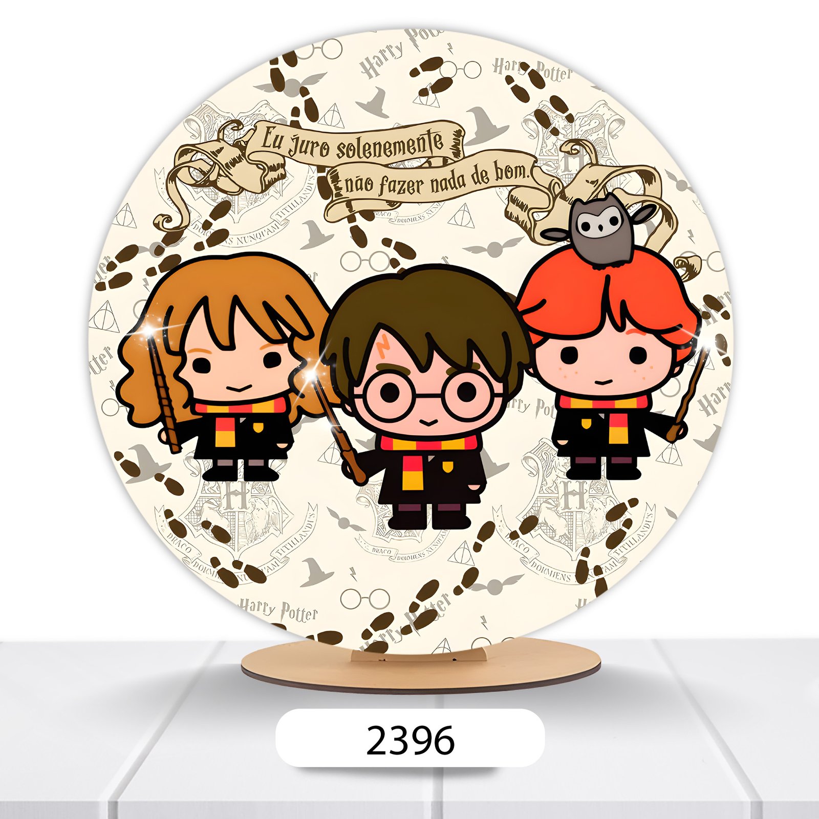 Painel Redondo Harry Potter 50x50cm - Imagem 3