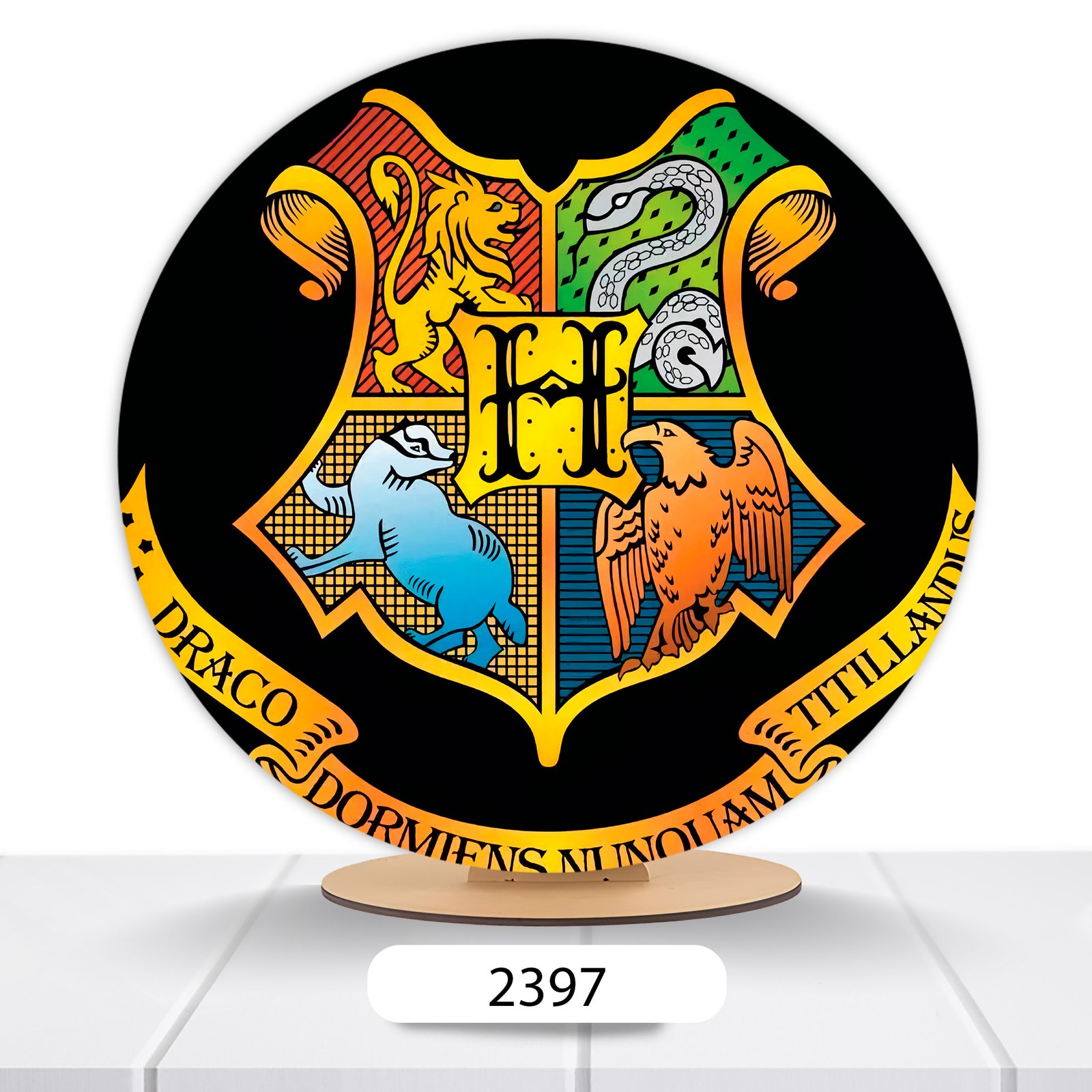 Painel Redondo Harry Potter 50x50cm - Imagem 4