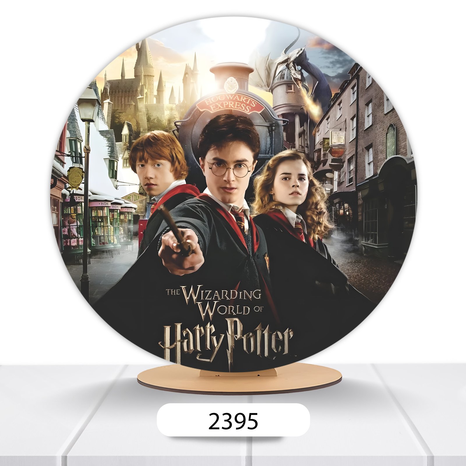 Painel Redondo Harry Potter 50x50cm - Imagem 2