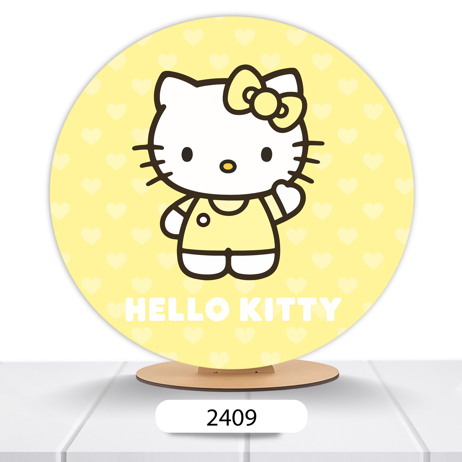 Painel Redondo Hello Kitty 50x50cm - Imagem 11