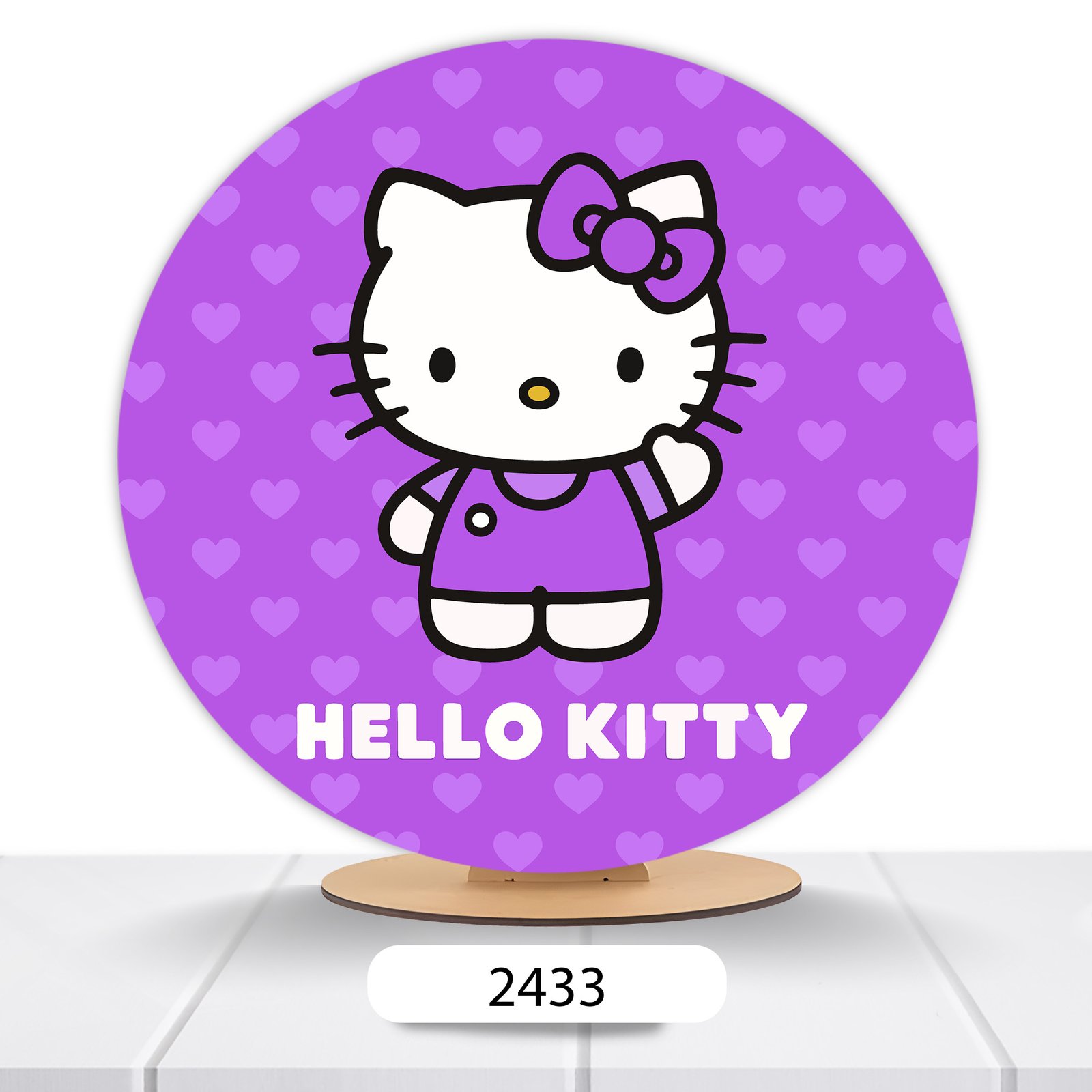 Painel Redondo Hello Kitty 50x50cm - Imagem 16