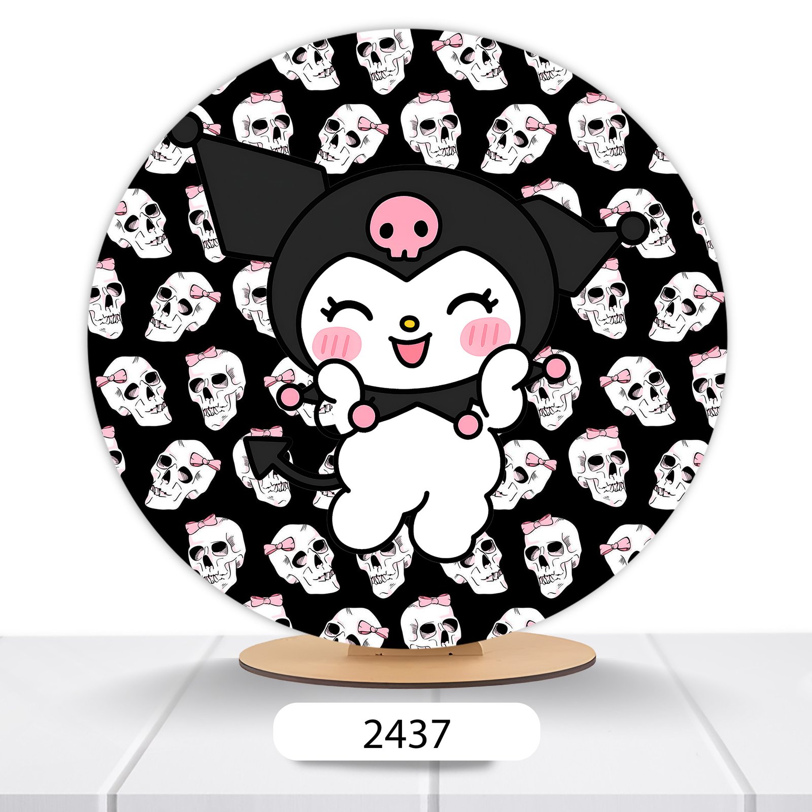 Painel Redondo Hello Kitty 50x50cm