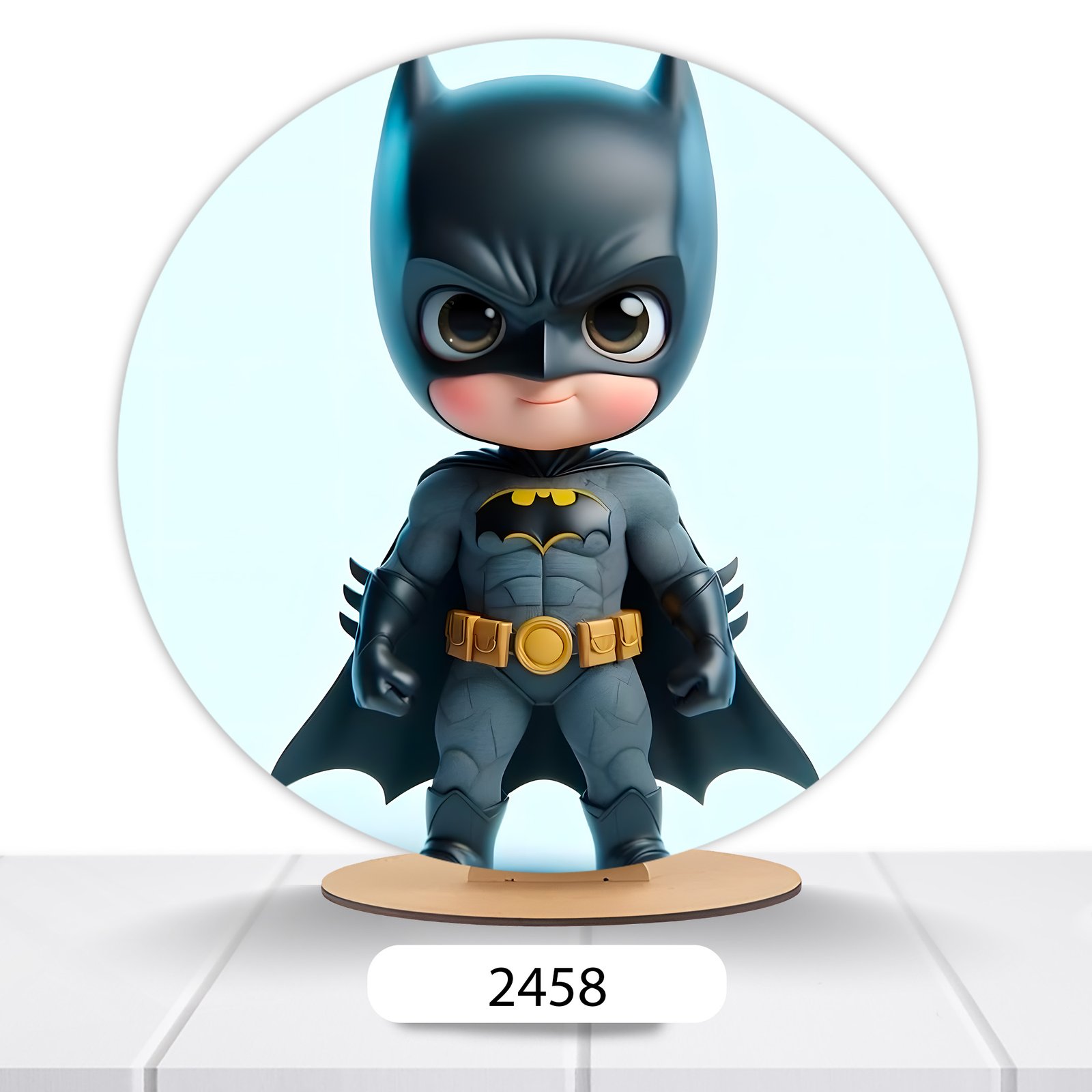 Painel Redondo Batman 50x50cm - Imagem 2