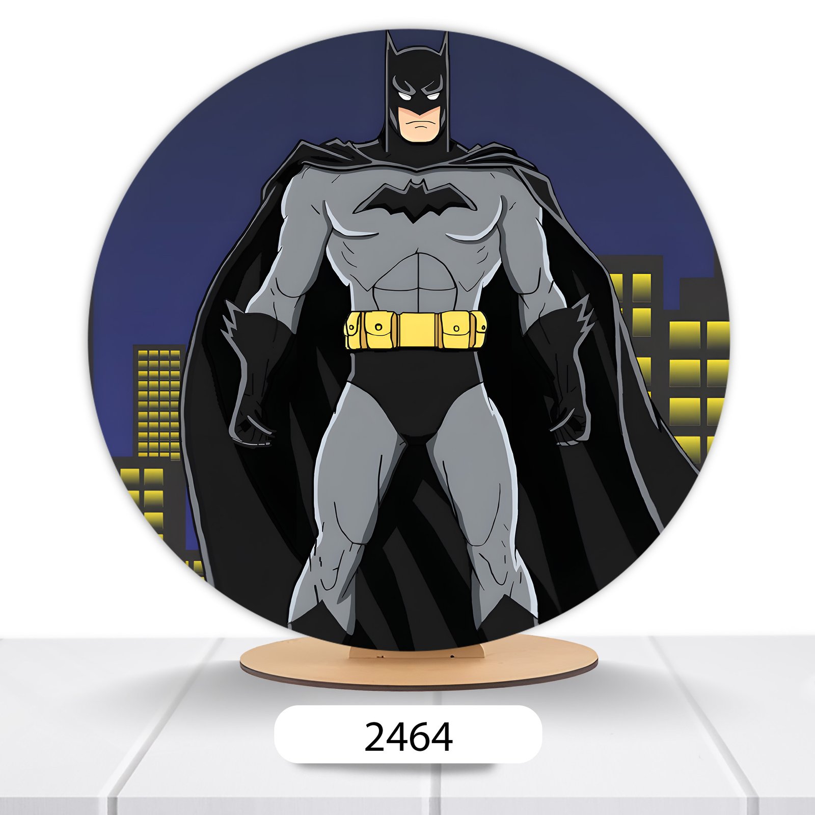 Painel Redondo Batman 50x50cm - Imagem 8