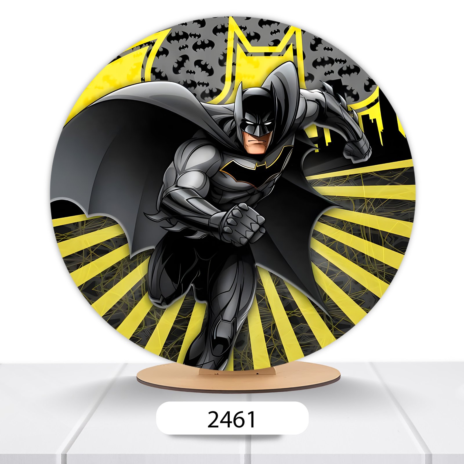 Painel Redondo Batman 50x50cm - Imagem 5