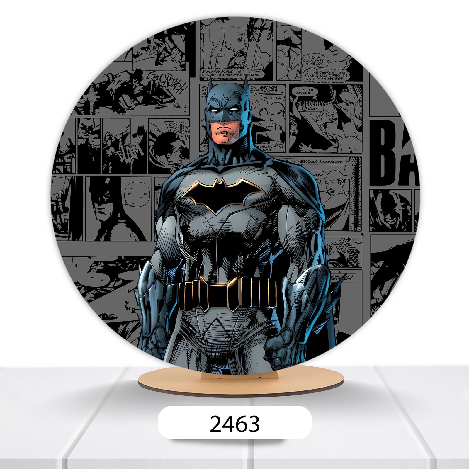 Painel Redondo Batman 50x50cm - Imagem 7
