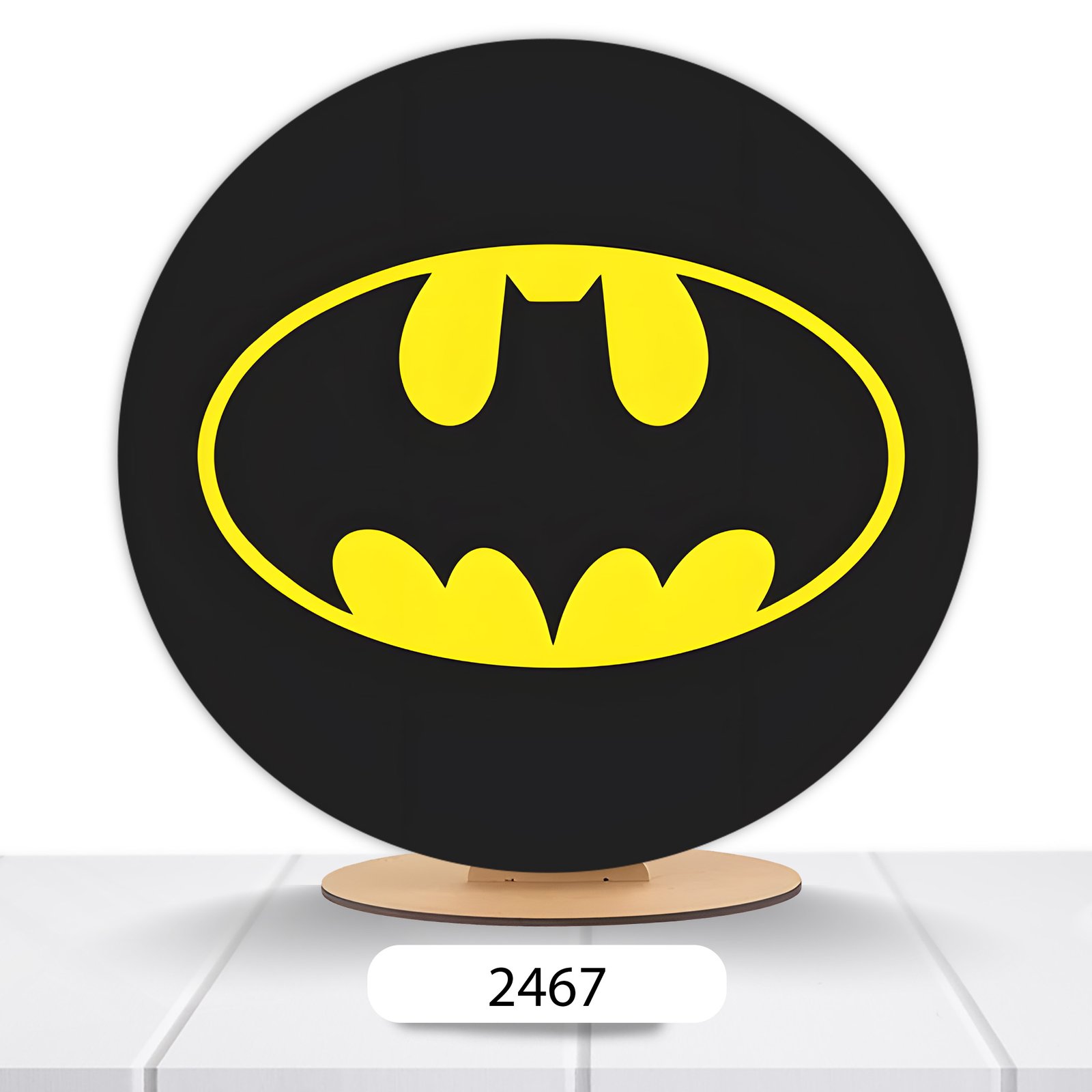 Painel Redondo Batman 50x50cm - Imagem 11