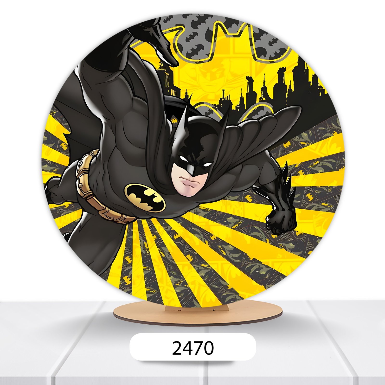 Painel Redondo Batman 50x50cm - Imagem 14