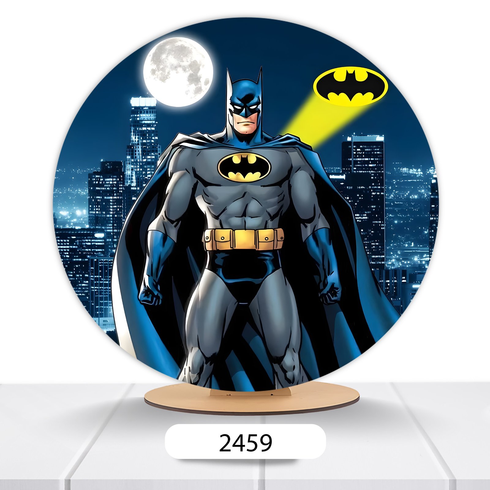 Painel Redondo Batman 50x50cm - Imagem 3