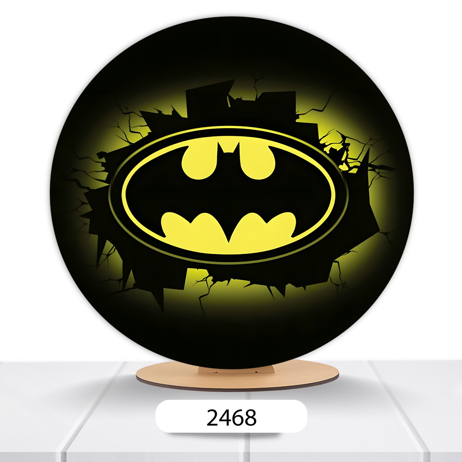 Painel Redondo Batman 50x50cm - Imagem 12