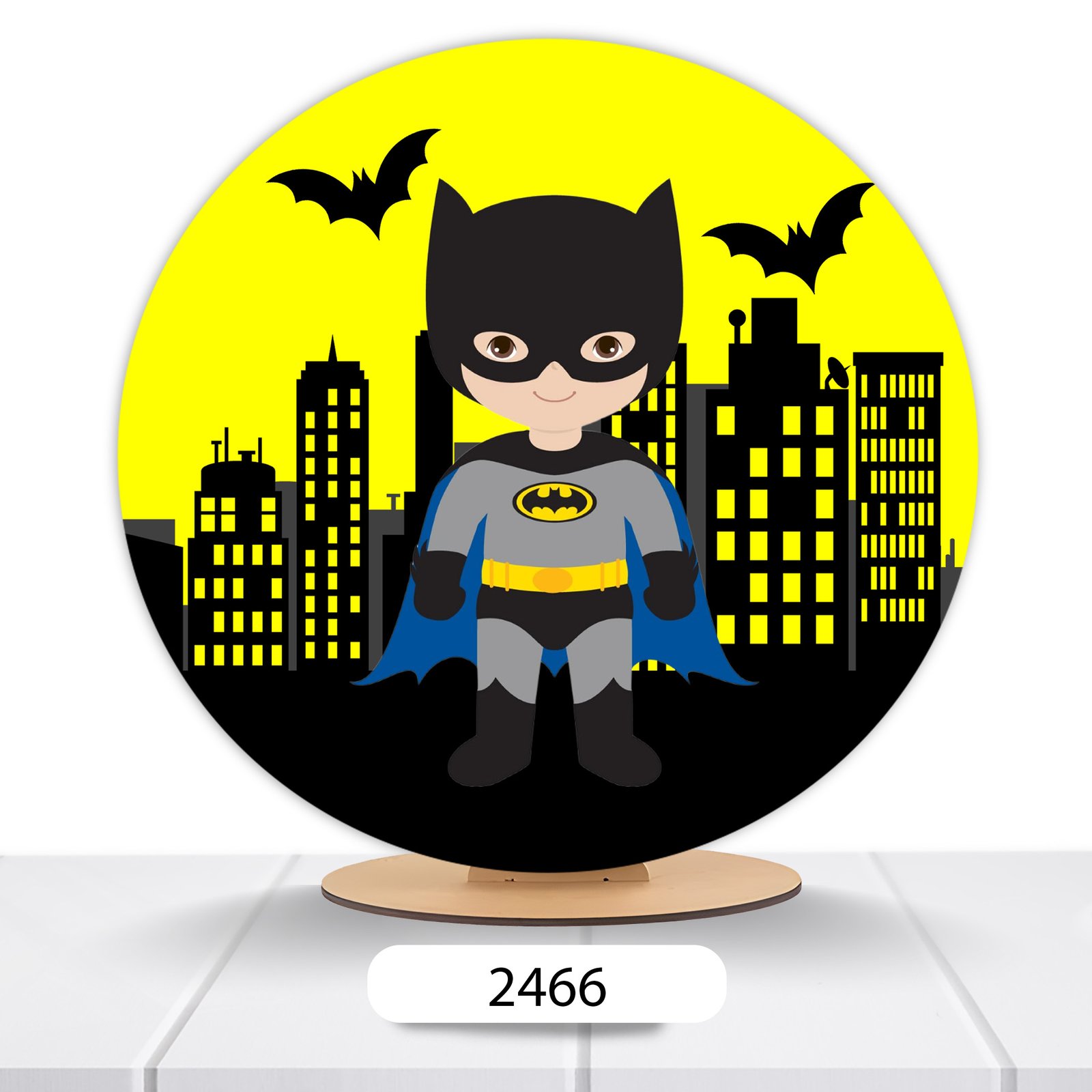 Painel Redondo Batman 50x50cm - Imagem 10