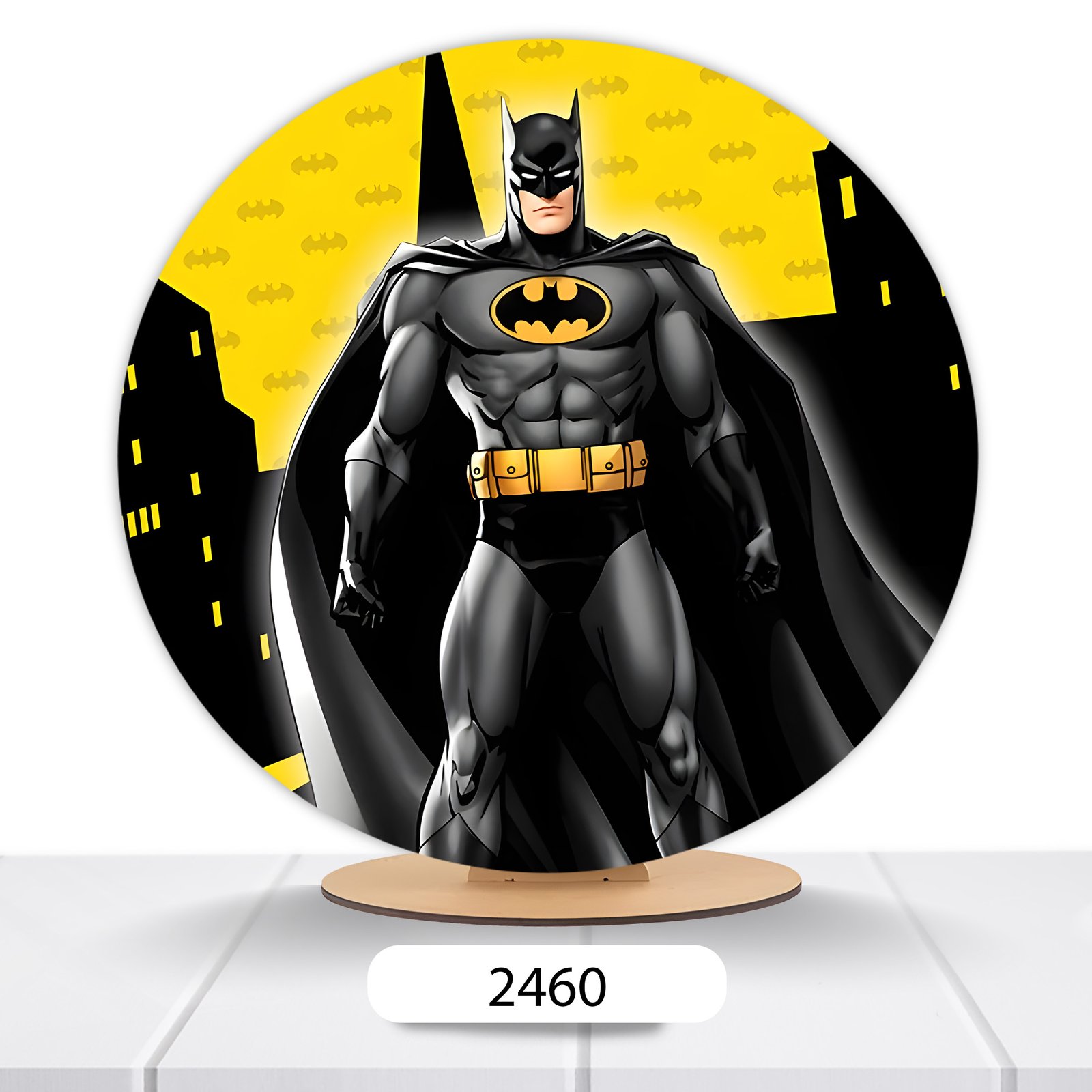 Painel Redondo Batman 50x50cm - Imagem 4