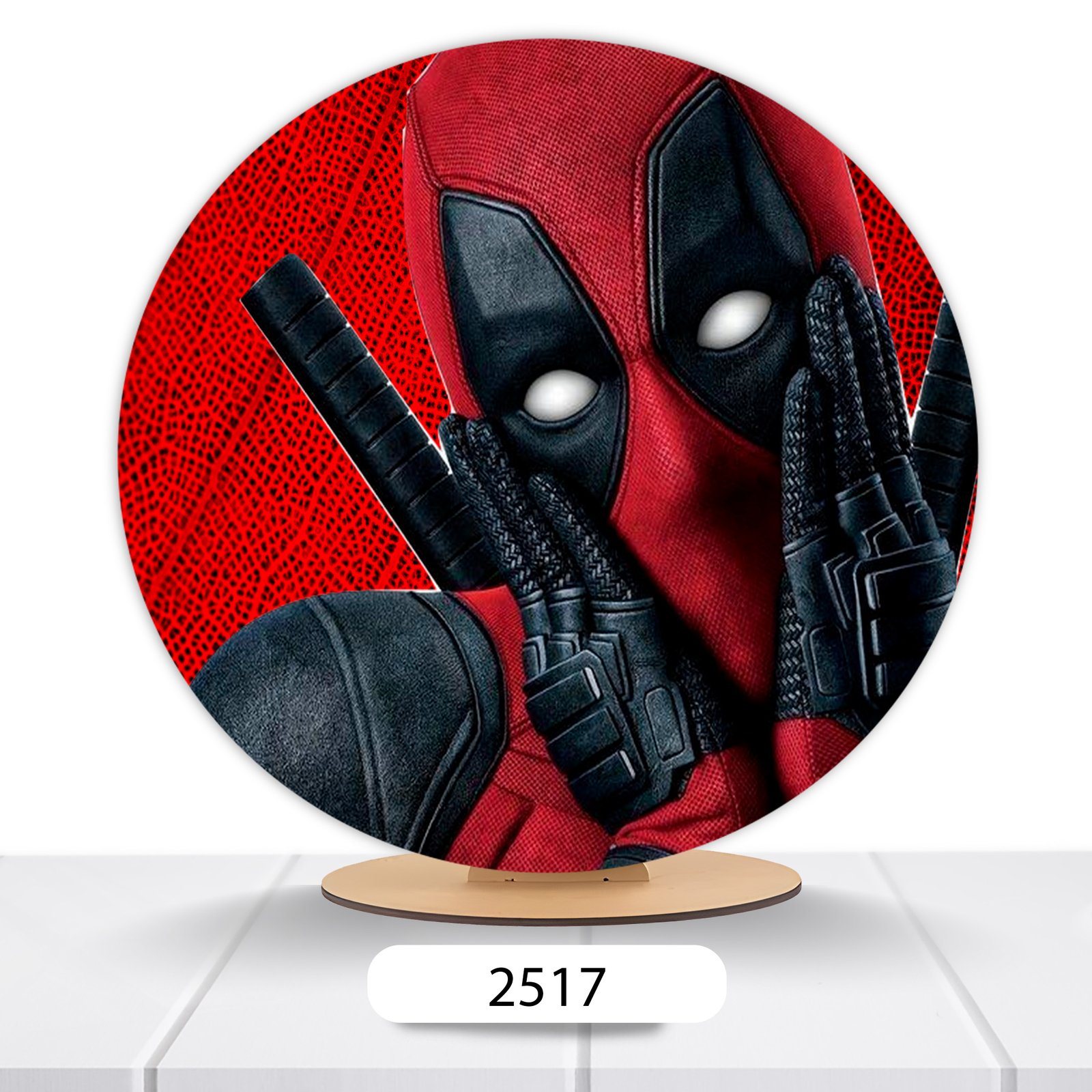 Painel Redondo Deadpool 50x50cm - Imagem 7