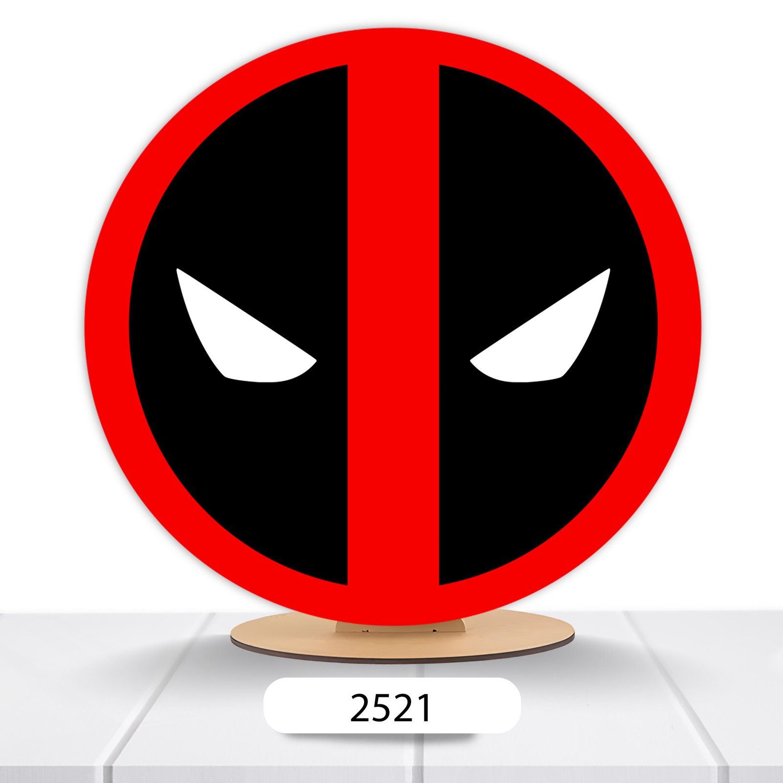 Painel Redondo Deadpool 50x50cm - Imagem 11