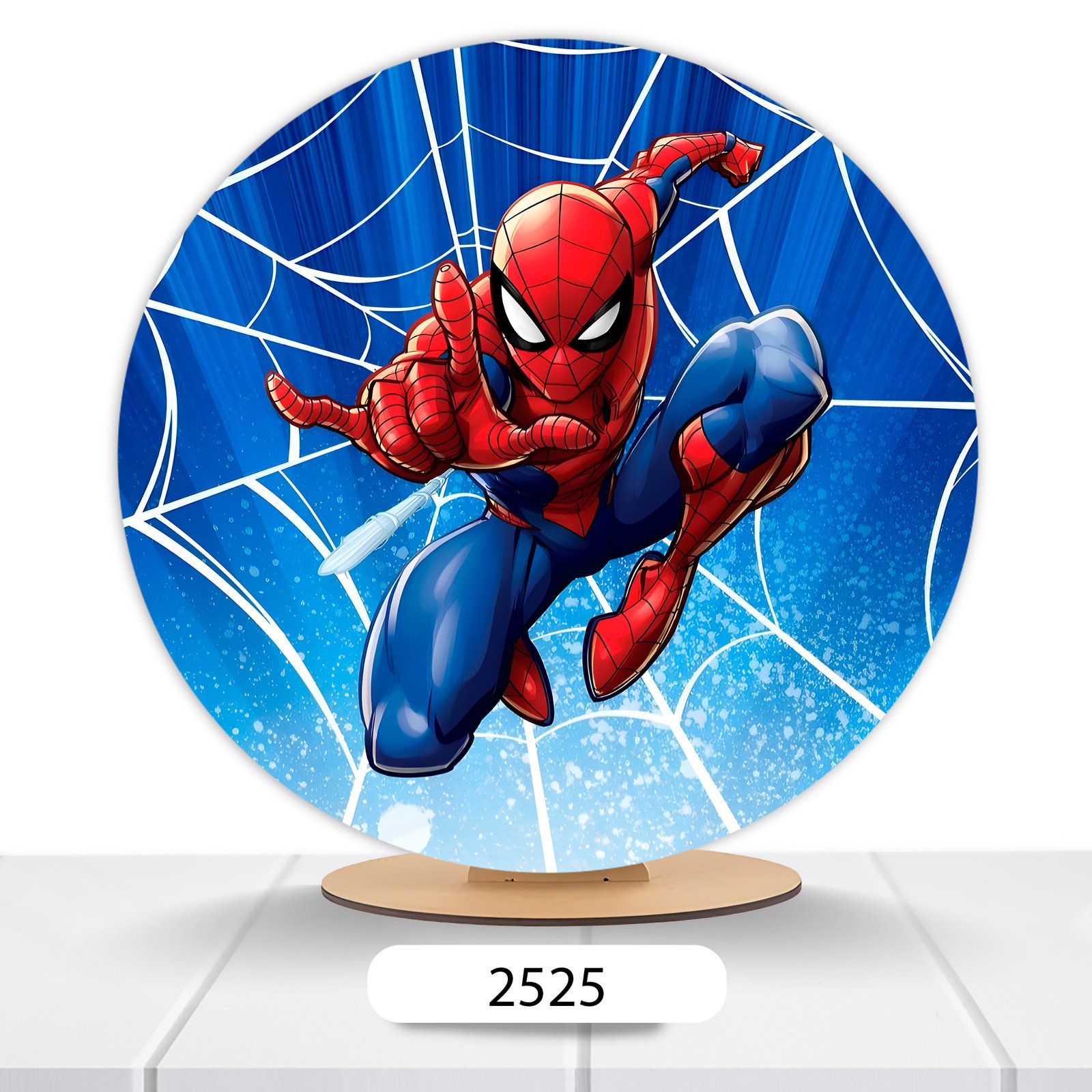Painel Redondo Homem-Aranha 50x50cm - Imagem 3