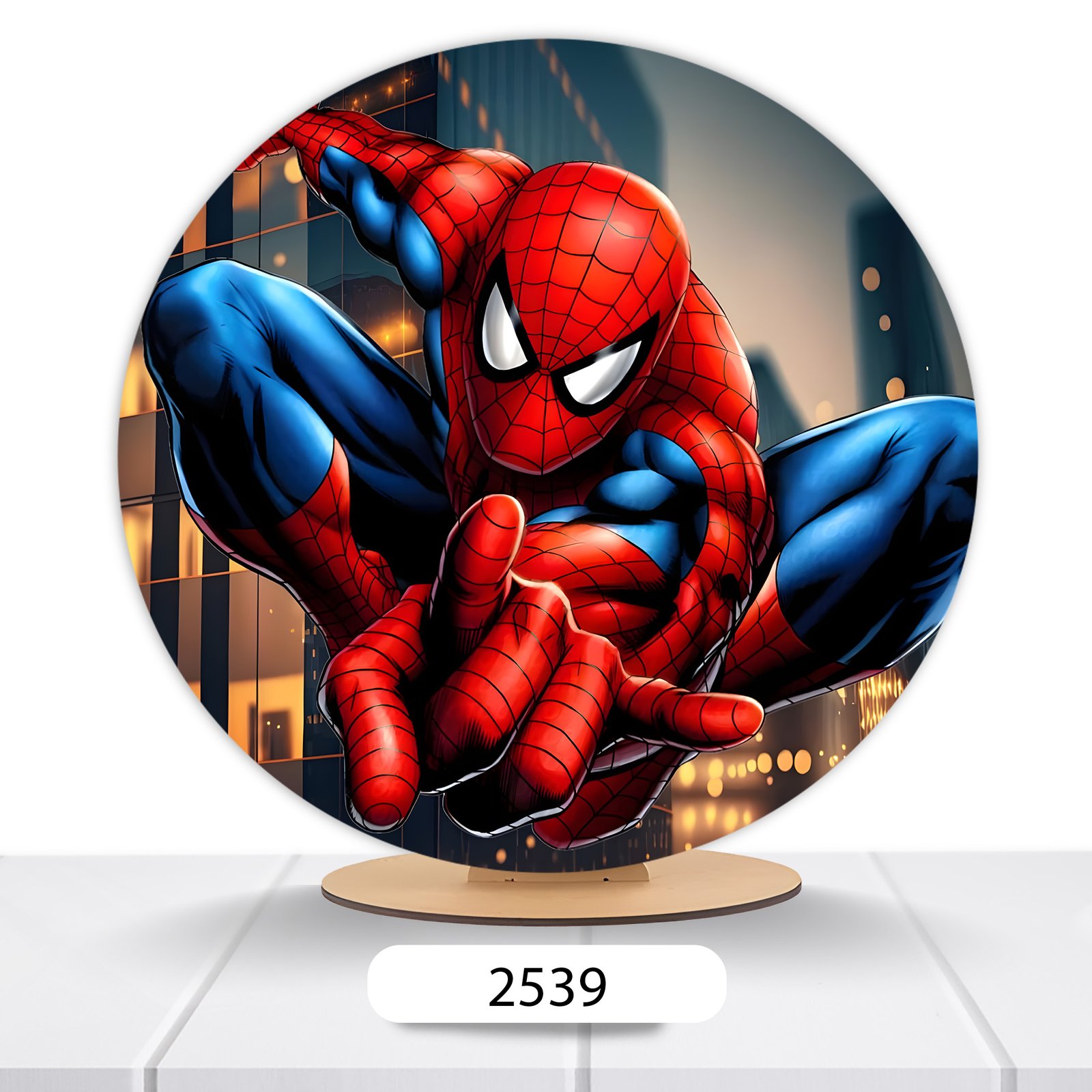 Painel Redondo Homem-Aranha 50x50cm - Imagem 17