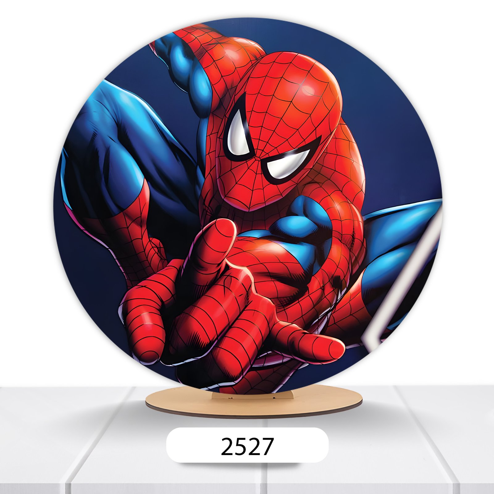 Painel Redondo Homem-Aranha 50x50cm - Imagem 5