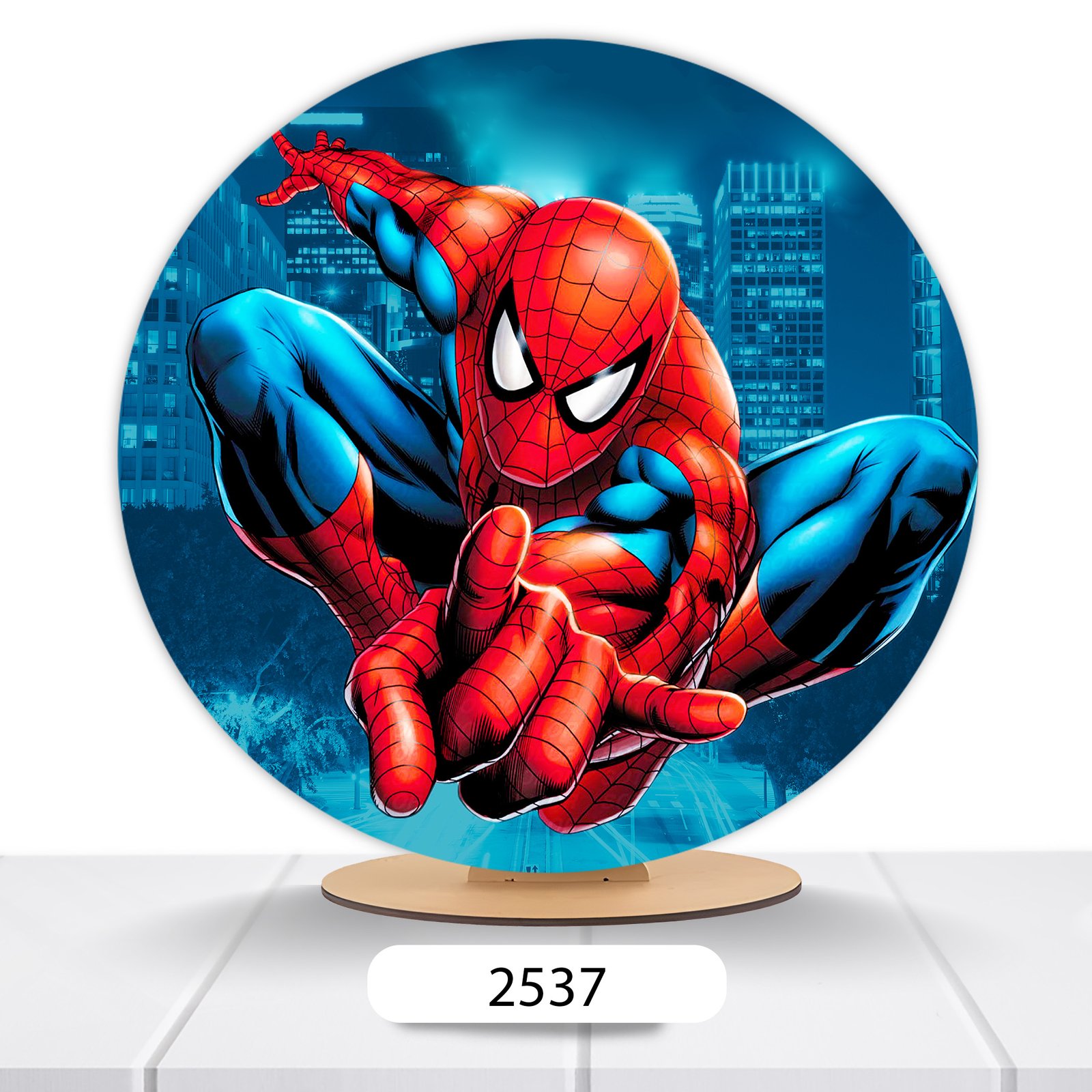 Painel Redondo Homem-Aranha 50x50cm - Imagem 15