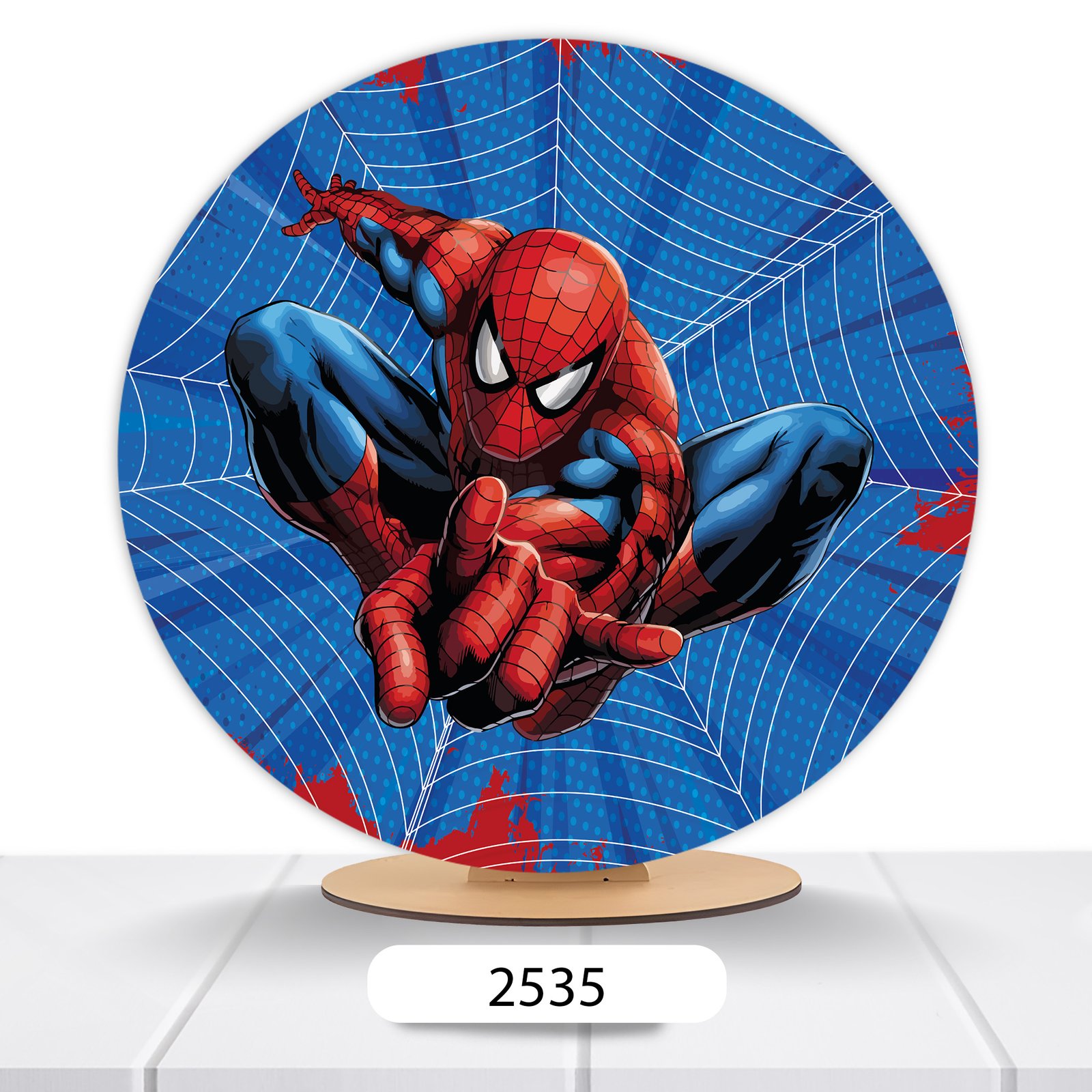 Painel Redondo Homem-Aranha 50x50cm - Imagem 13