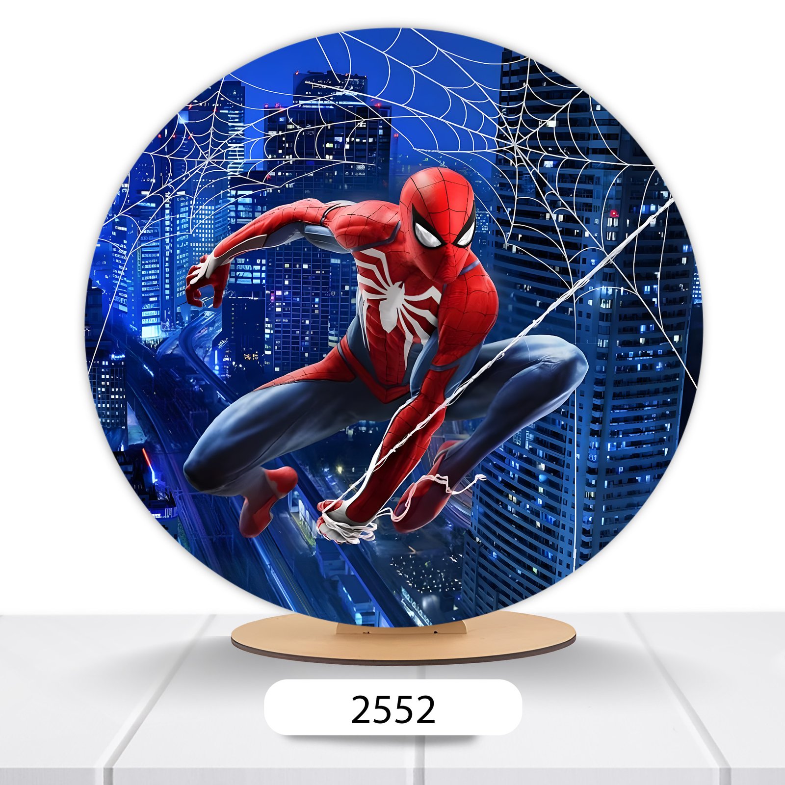 Painel Redondo Homem-Aranha 50x50cm - Imagem 11