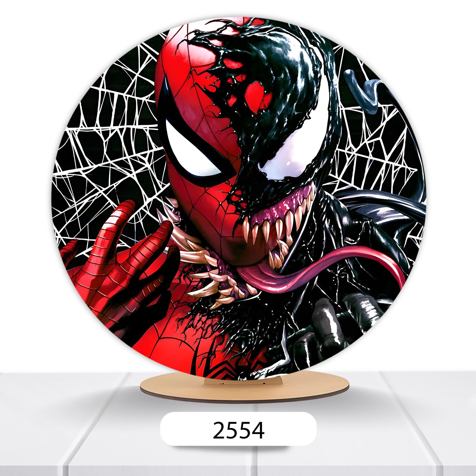 Painel Redondo Homem-Aranha 50x50cm - Imagem 13