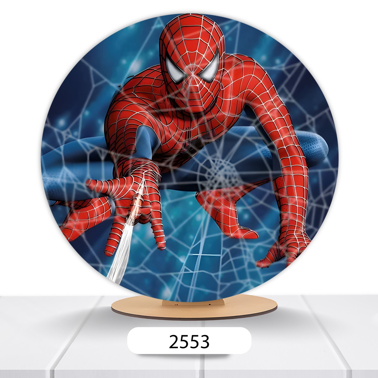 Painel Redondo Homem-Aranha 50x50cm - Imagem 12