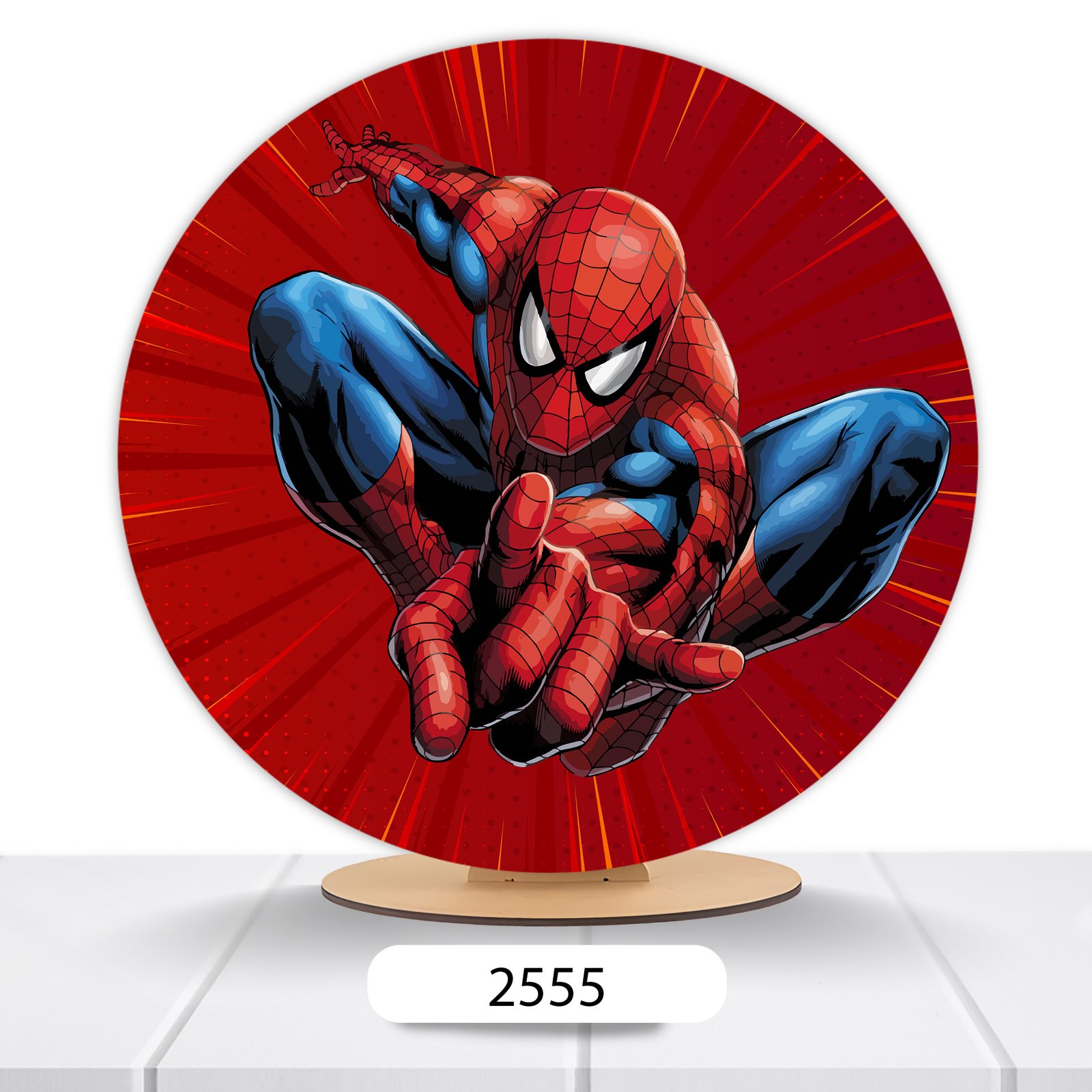Painel Redondo Homem-Aranha 50x50cm - Imagem 14