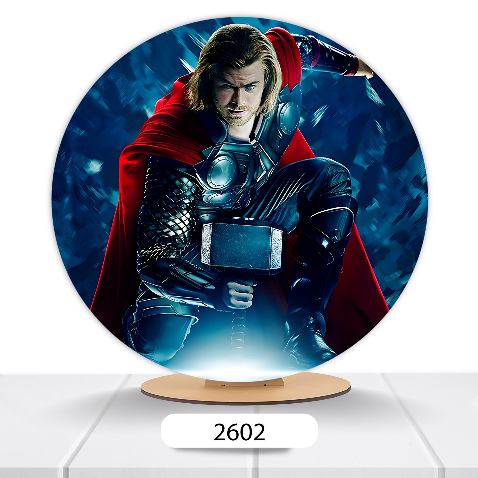 Painel Redondo Thor 50x50cm