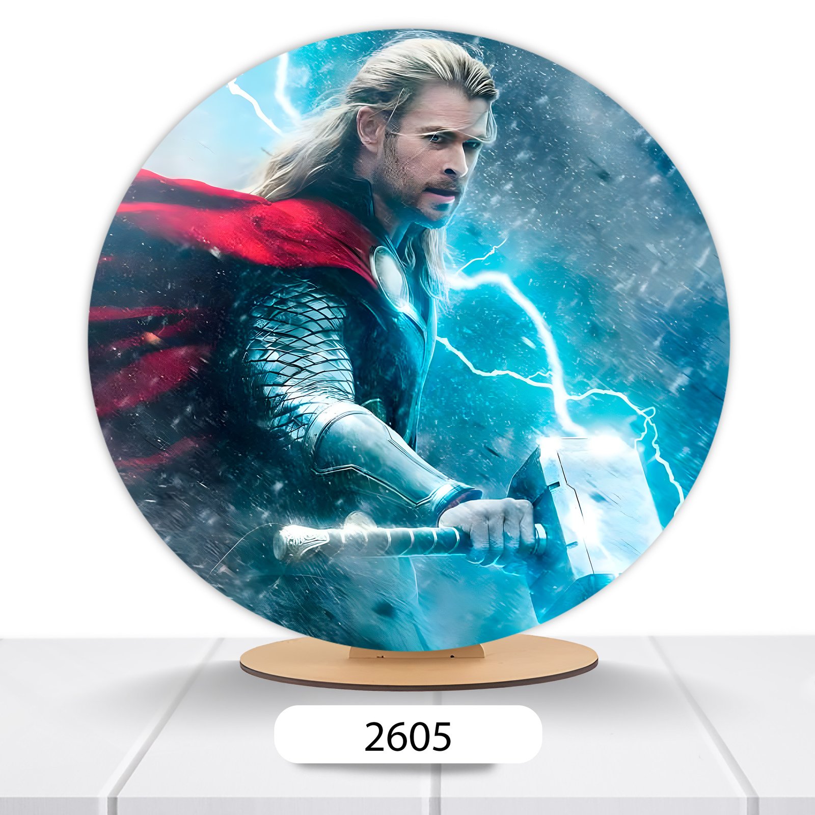 Painel Redondo Thor 50x50cm - Imagem 4