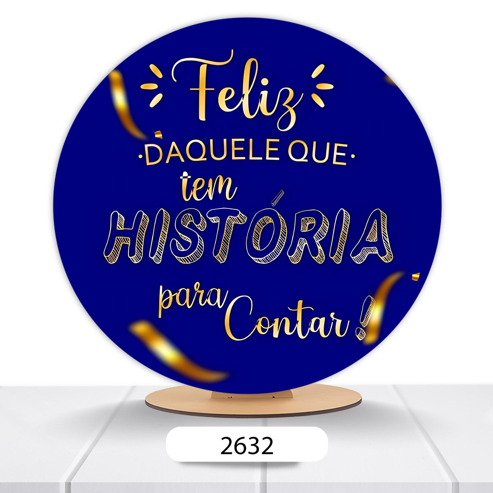 Painel Redondo História Para Contar 50x50cm - Imagem 2