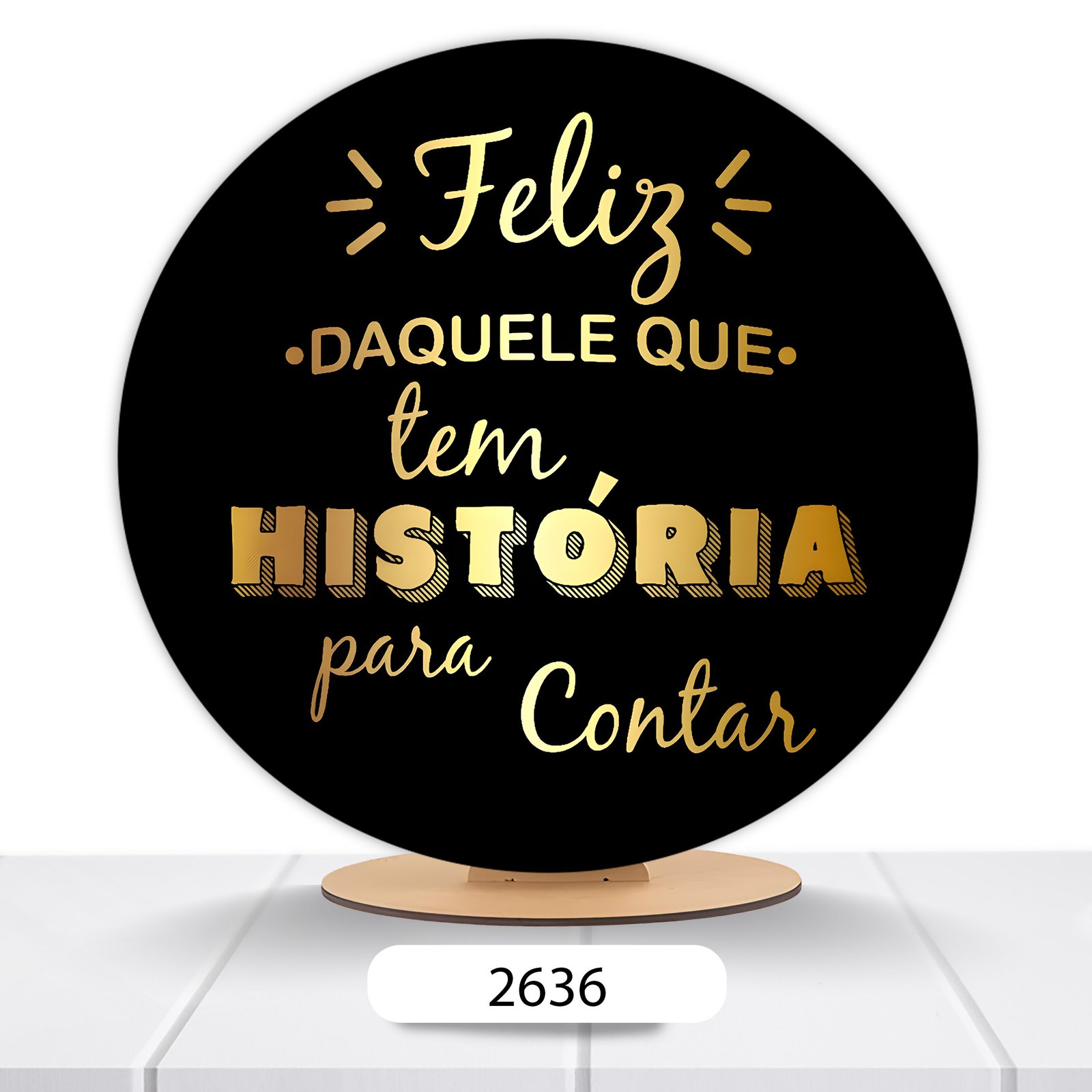 Painel Redondo História Para Contar 50x50cm - Imagem 6
