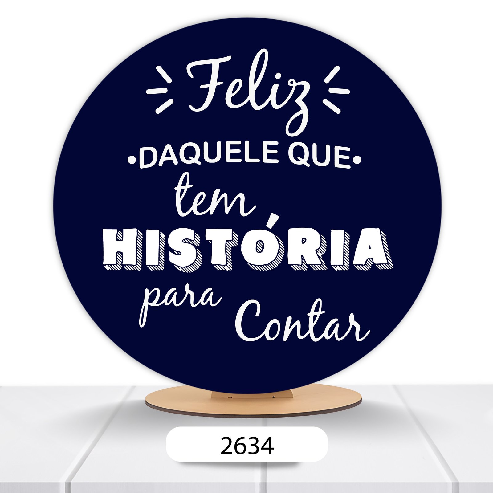 Painel Redondo História Para Contar 50x50cm - Imagem 4