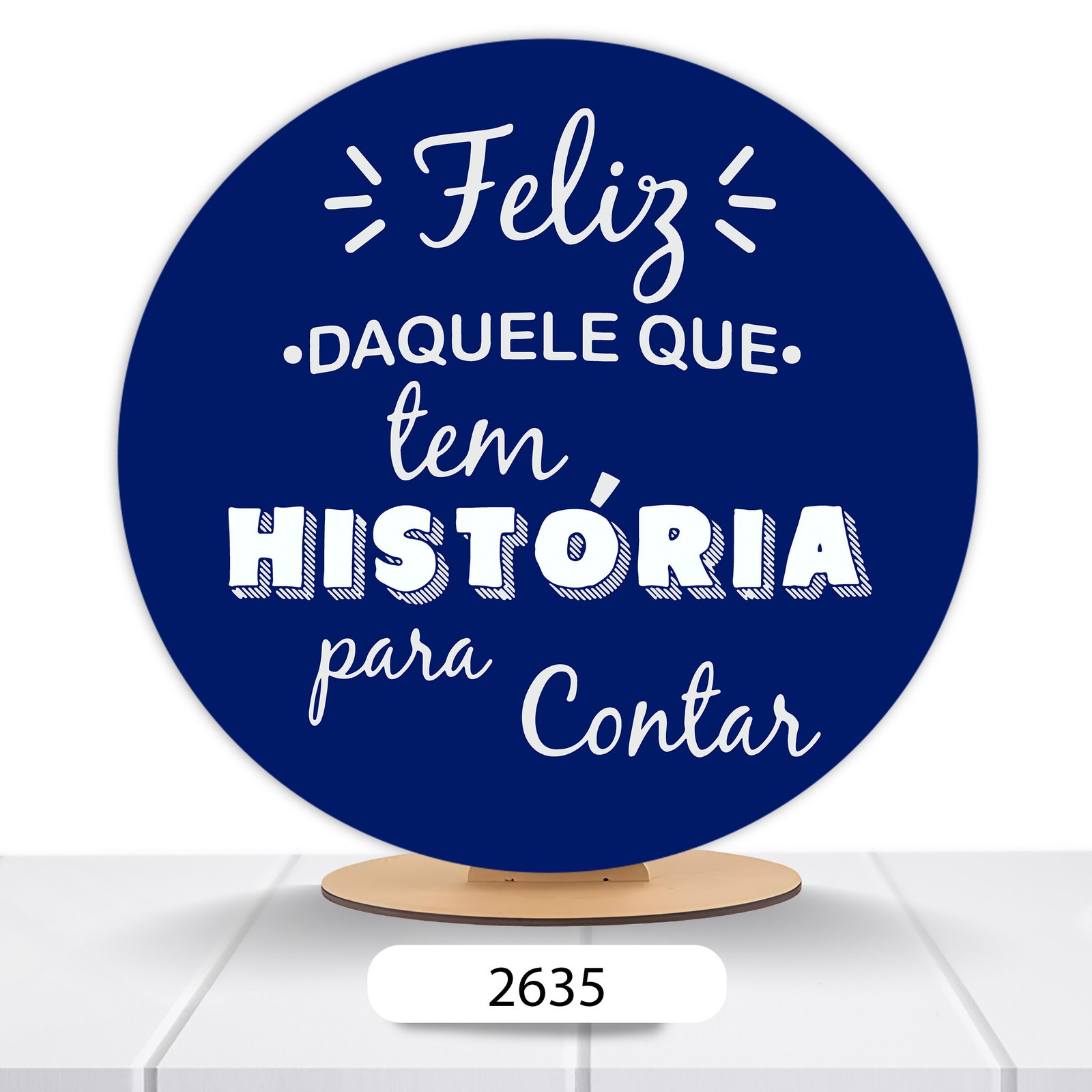 Painel Redondo História Para Contar 50x50cm - Imagem 5
