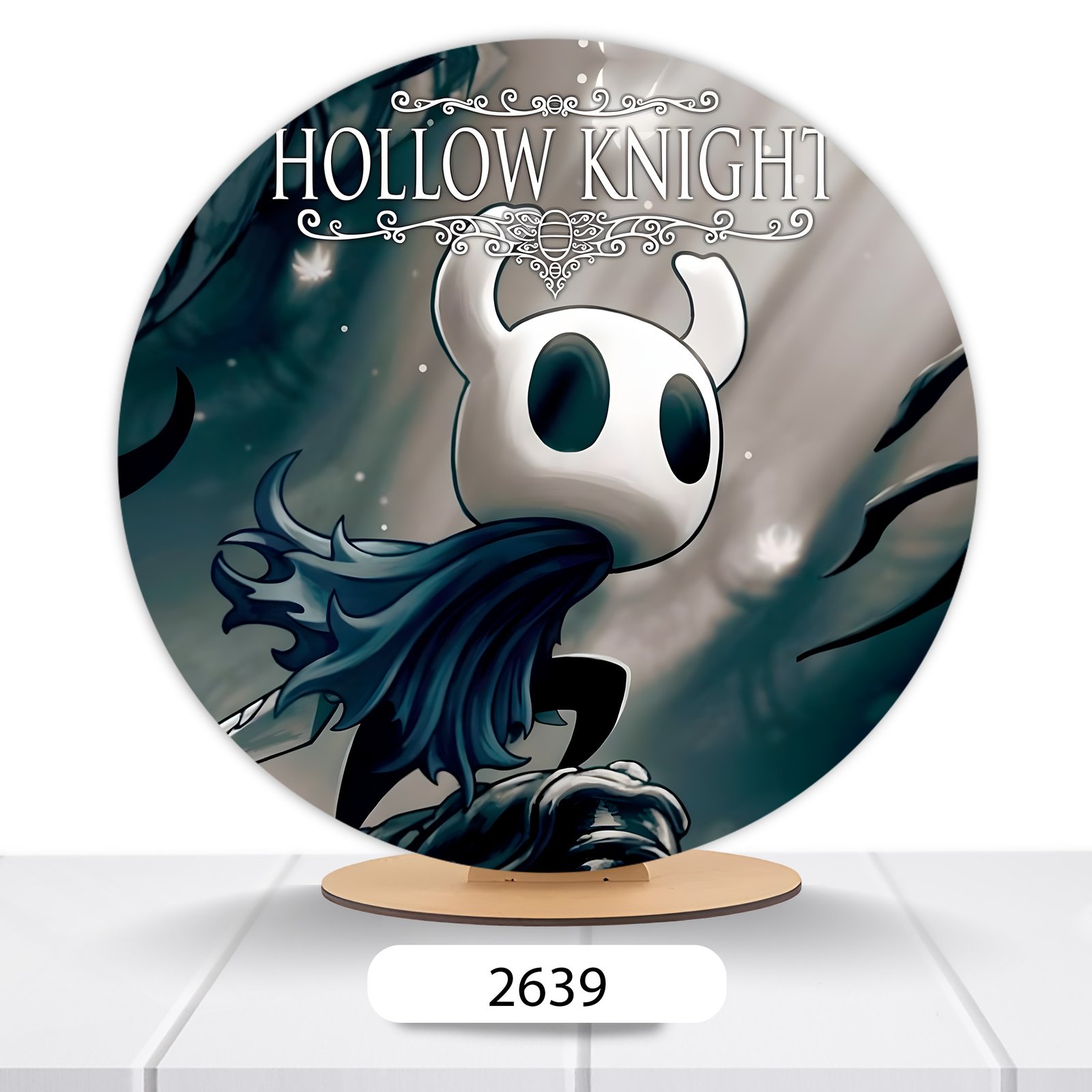 Painel Redondo Hollow Knight 50x50cm