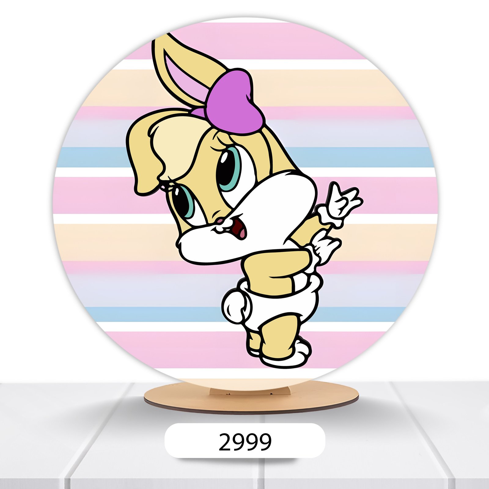 Painel Redondo Looney Tunes 50x50cm - Imagem 13