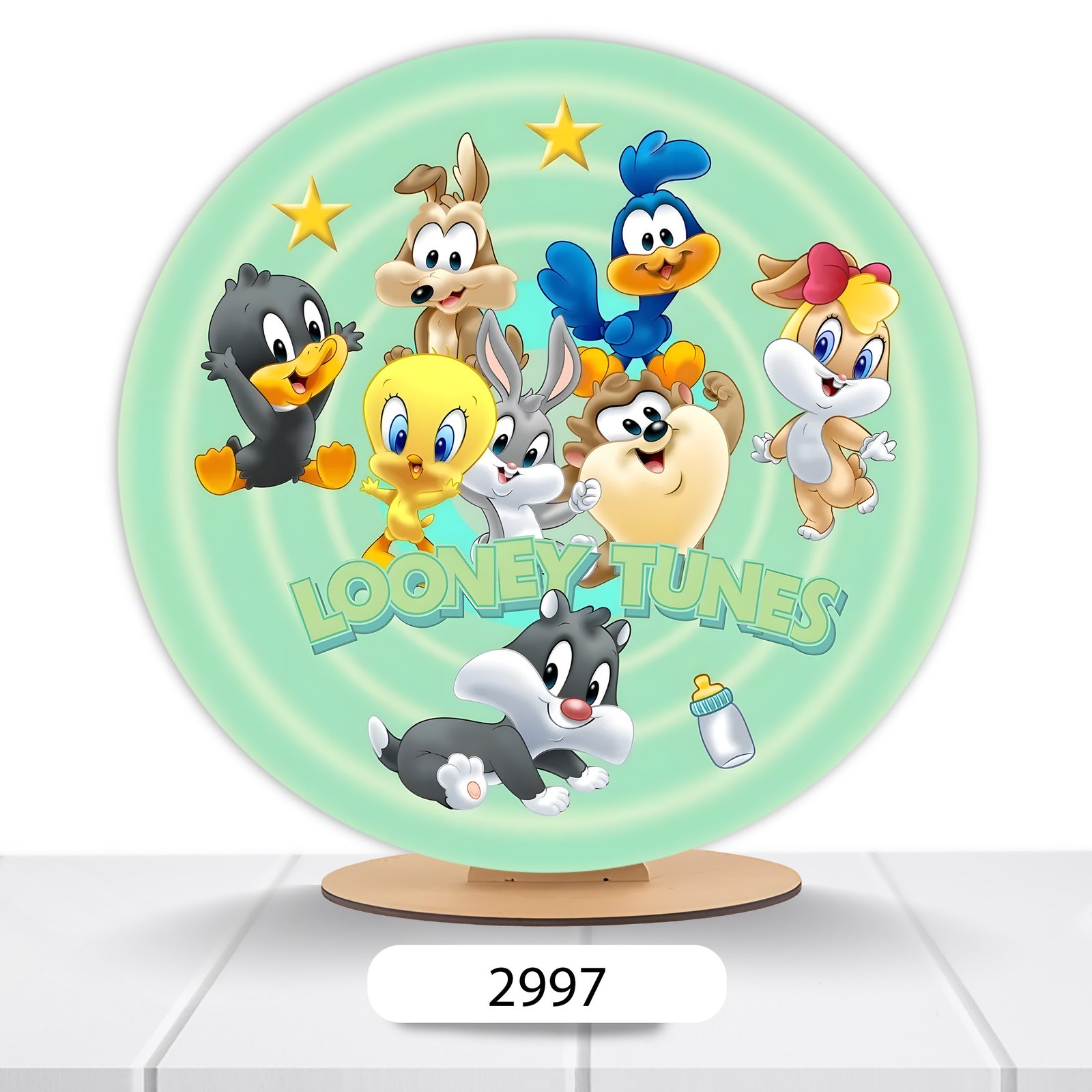 Painel Redondo Looney Tunes 50x50cm - Imagem 11
