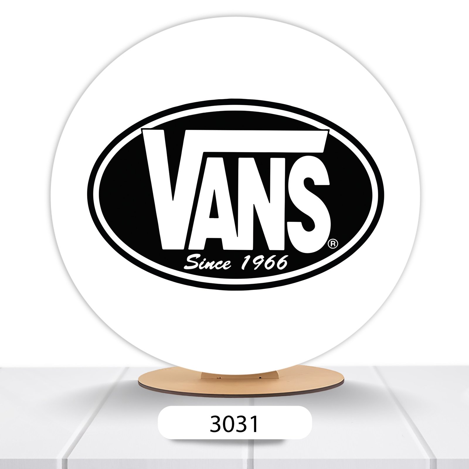 Painel Redondo Vans 50x50cm