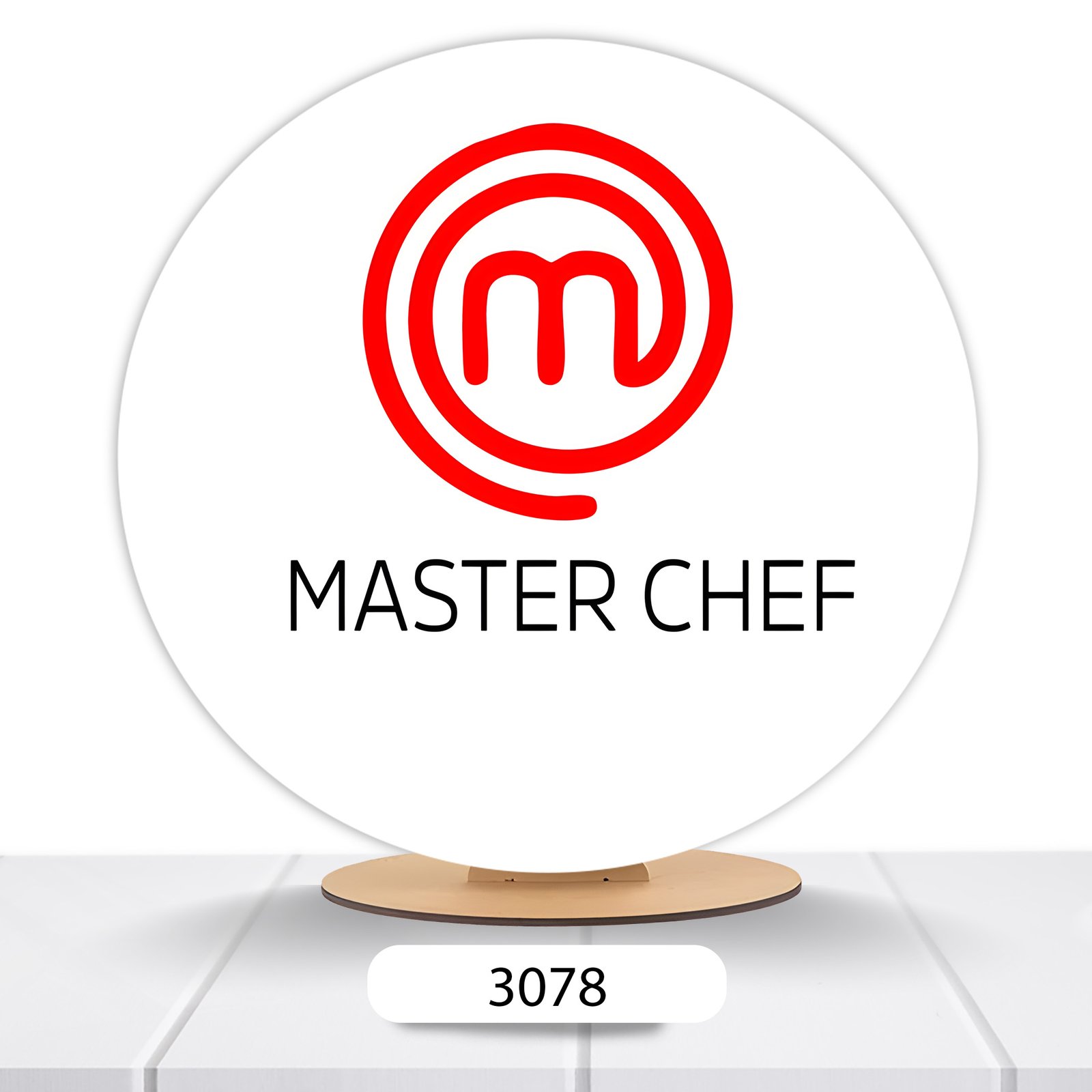 Painel Redondo Master Chef 50x50cm - Imagem 3