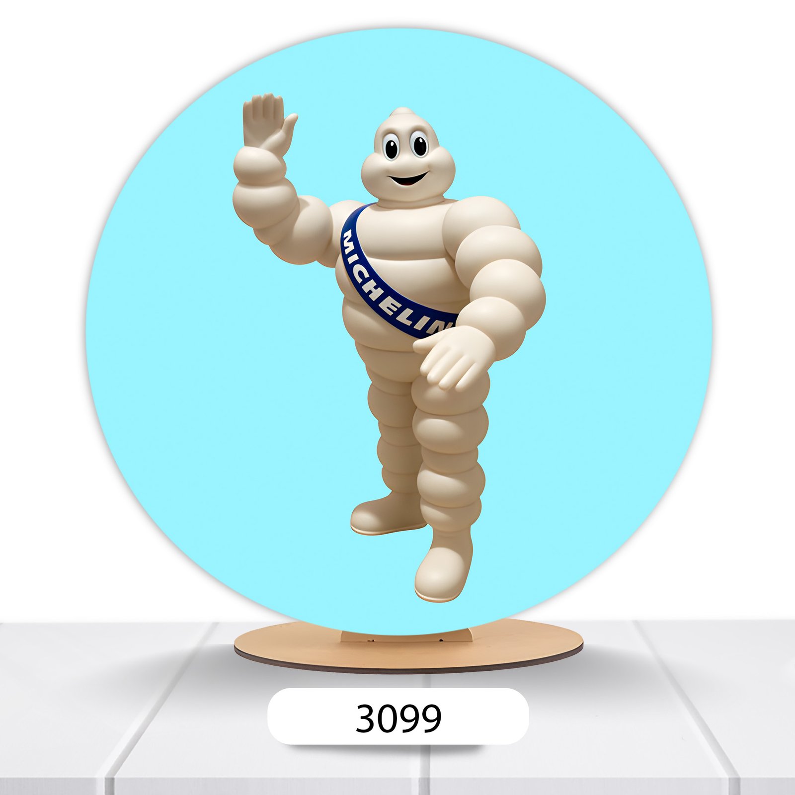 Painel Redondo Michelin 50x50cm