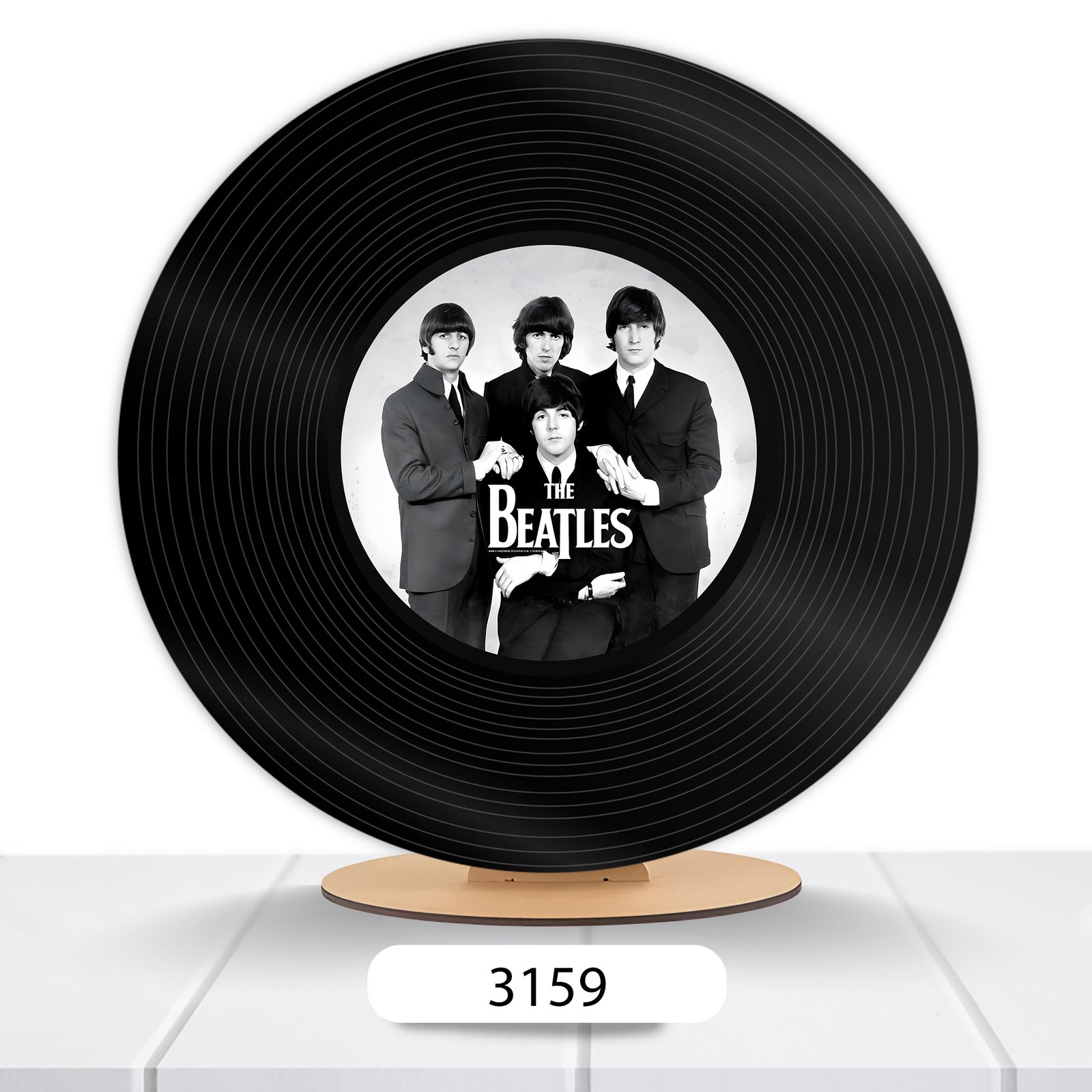 Painel Redondo Beatles 50x50cm