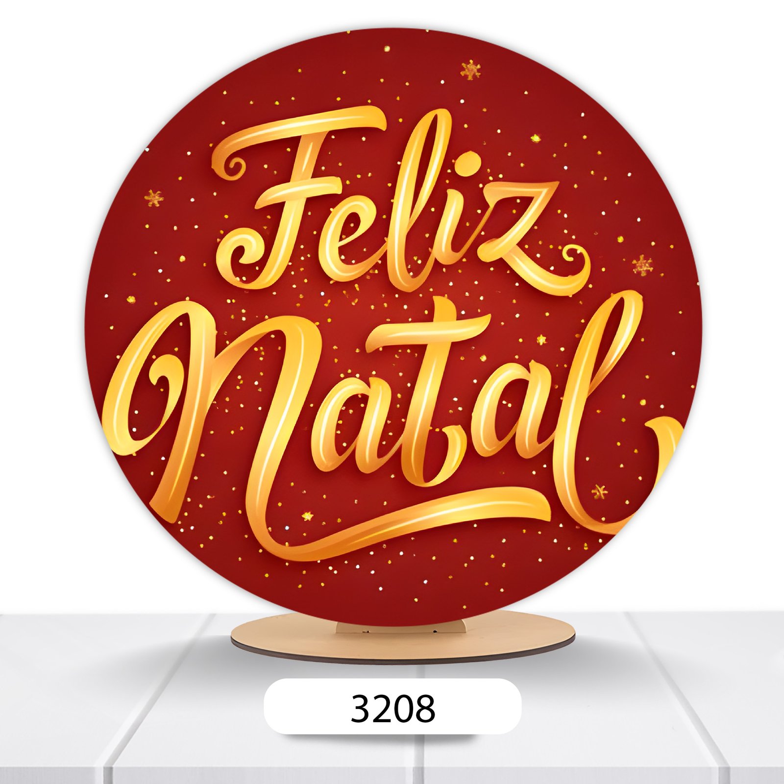 Painel Redondo Natal 50x50cm - Imagem 8