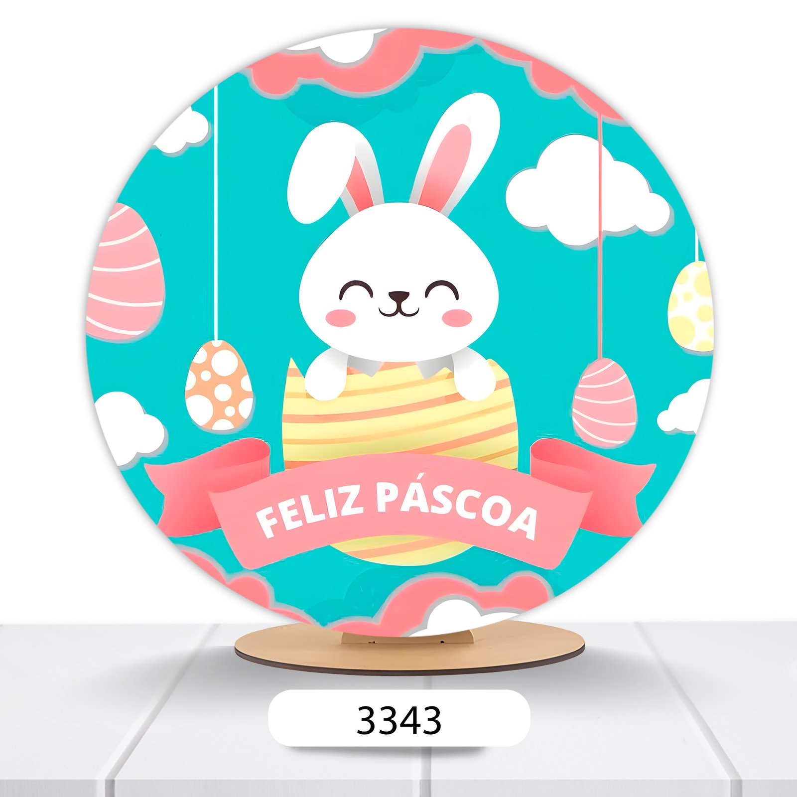 Painel Redondo Páscoa 50x50cm - Imagem 18