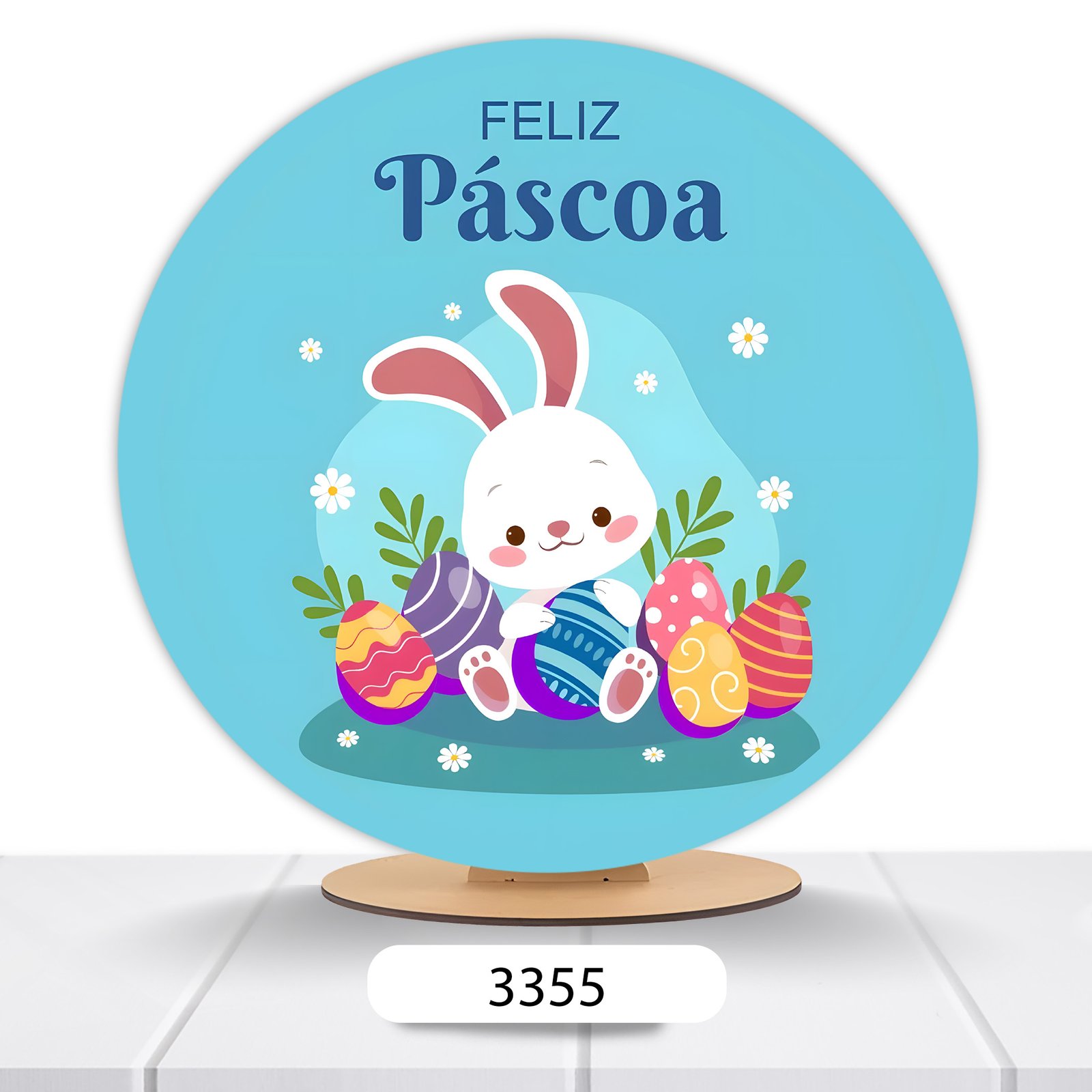 Painel Redondo Páscoa 50x50cm - Imagem 11