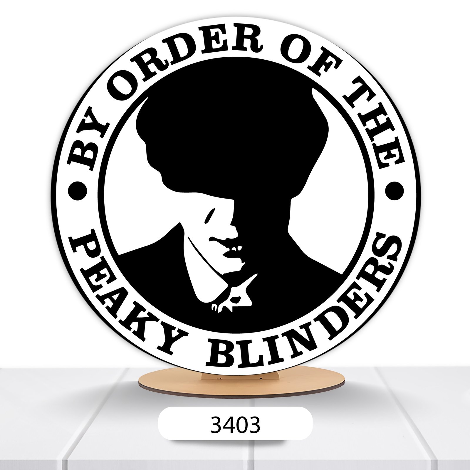 Painel Redondo Peaky Blinders 50x50cm