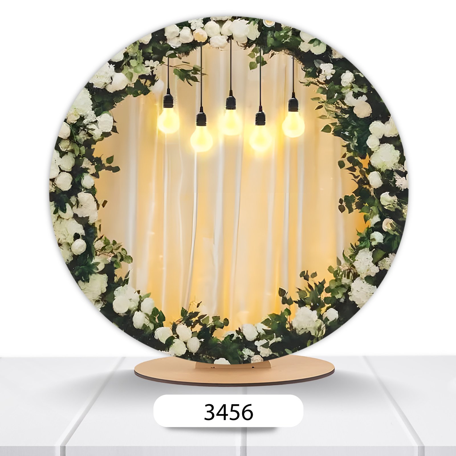 Painel Redondo Plantas 50x50cm - Imagem 4