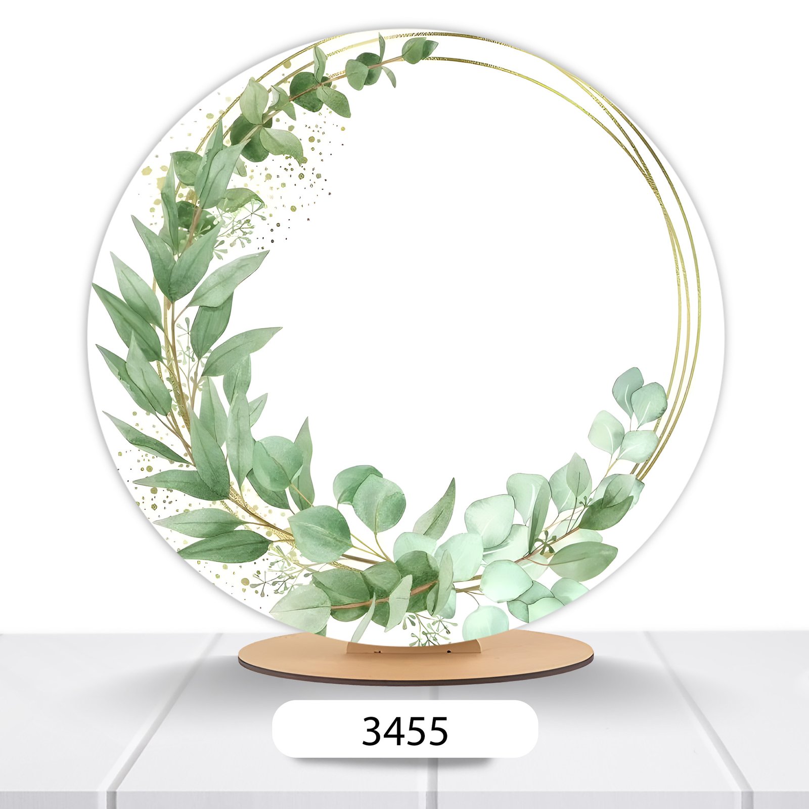 Painel Redondo Plantas 50x50cm - Imagem 3