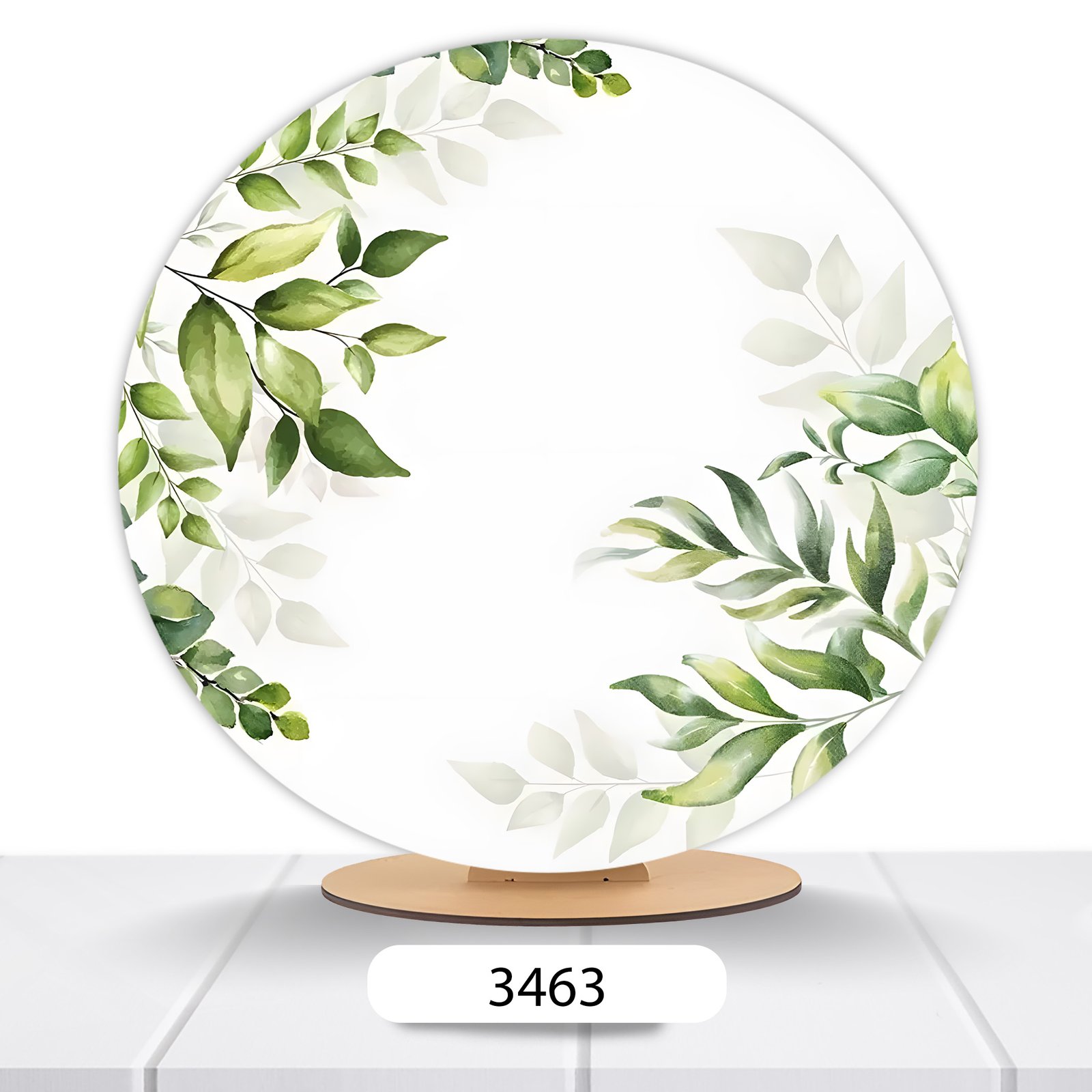 Painel Redondo Plantas 50x50cm - Imagem 11