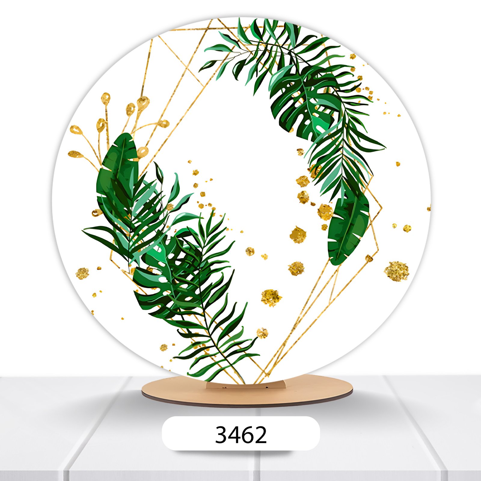 Painel Redondo Plantas 50x50cm - Imagem 10