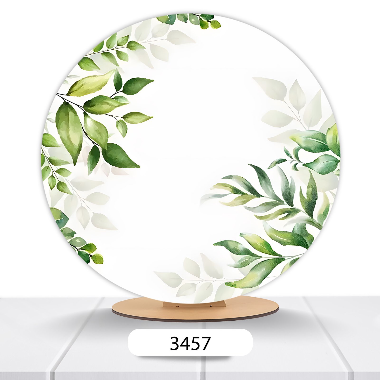 Painel Redondo Plantas 50x50cm - Imagem 5