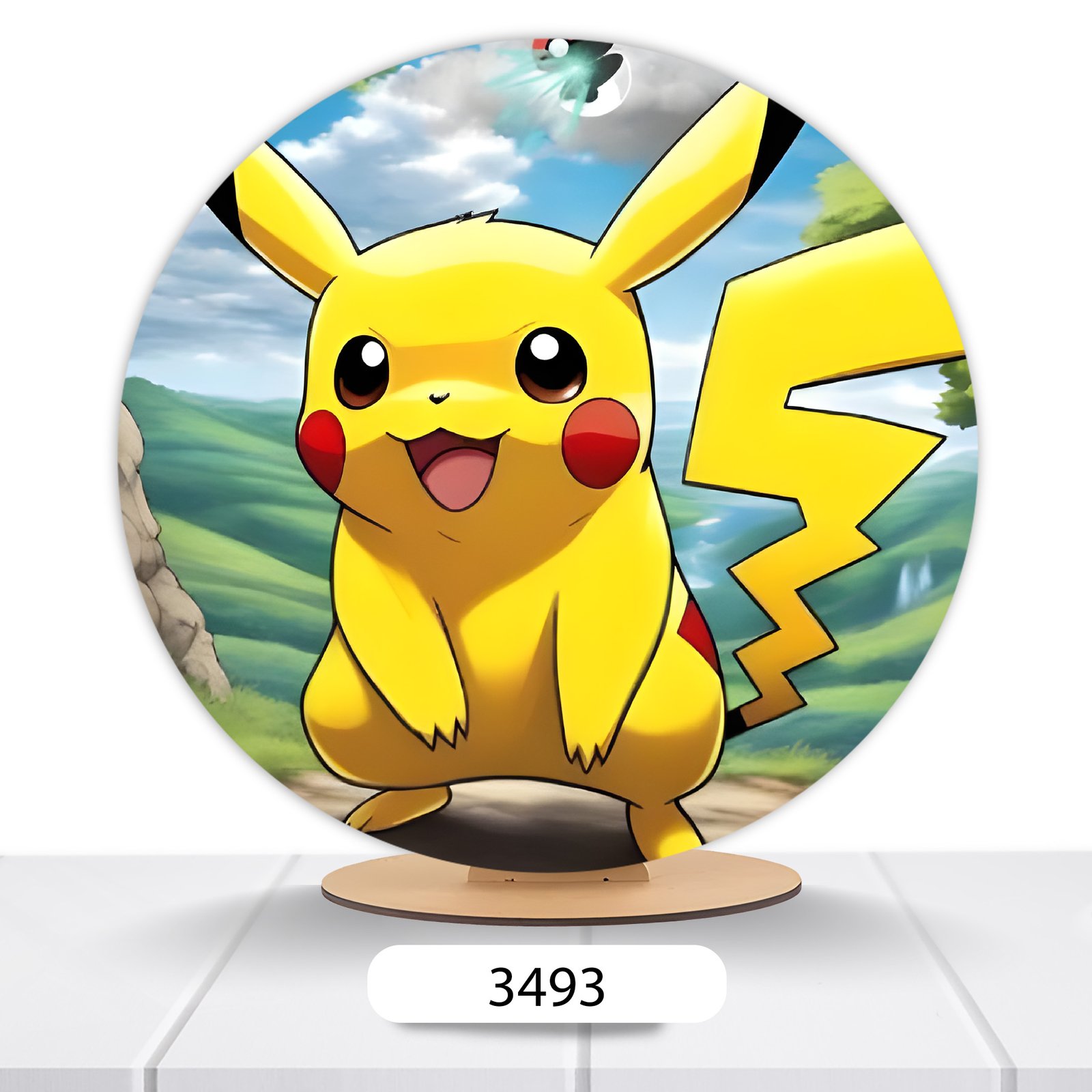 Painel Redondo Pokemon 50x50cm - Imagem 3